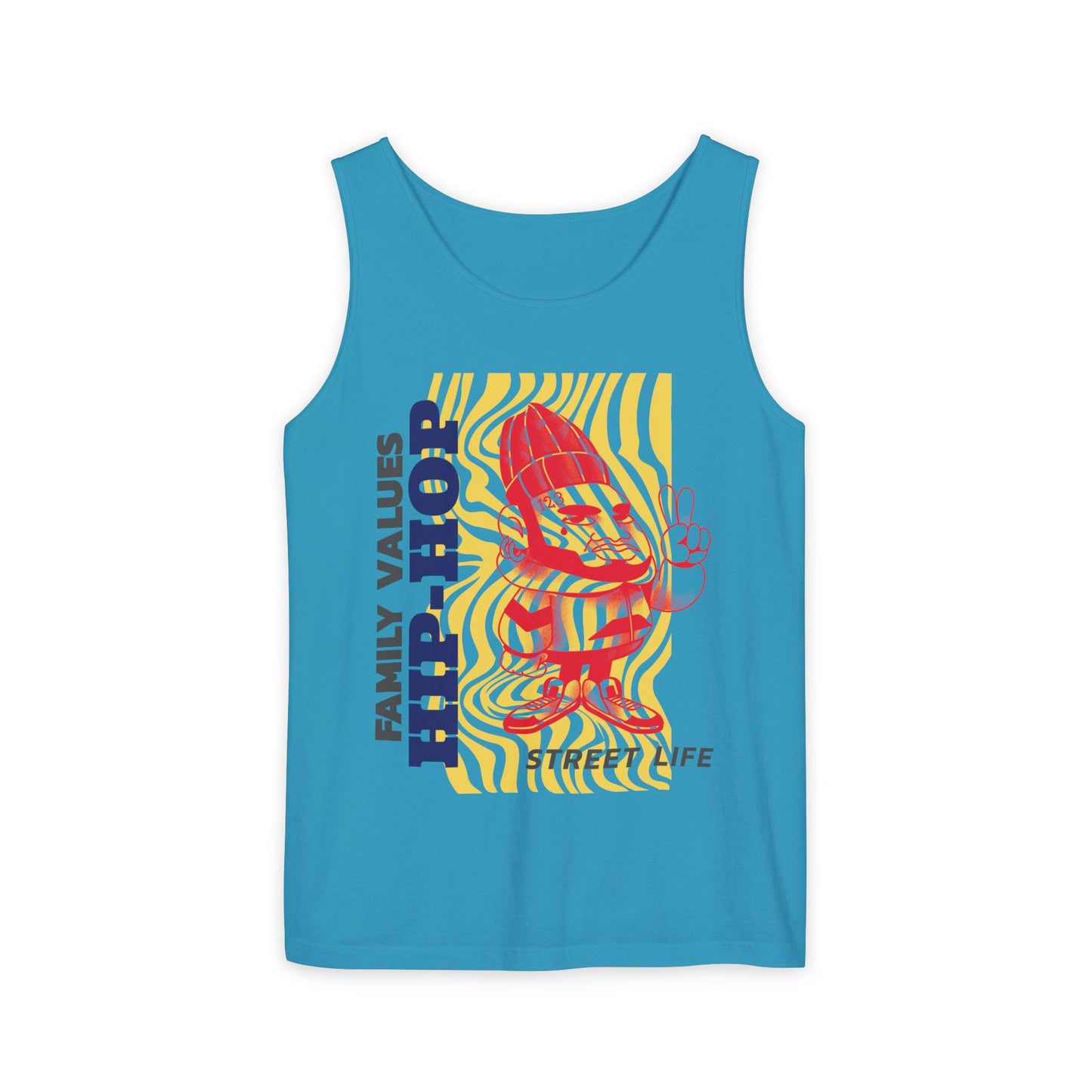 Men's Hip-Hop Vibes Tank Top Graphic Family Values