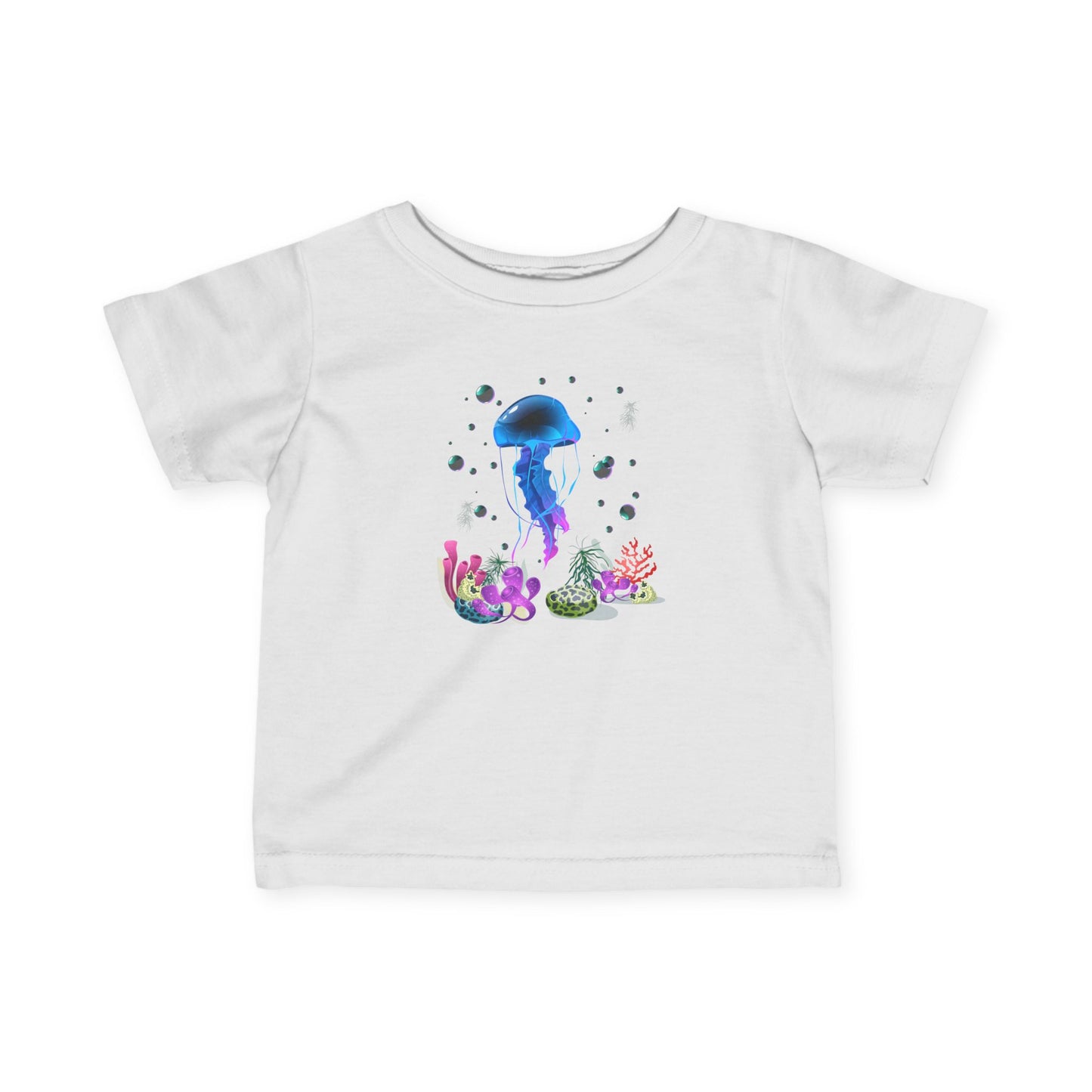 Infant Tee Whimsical Jellyfish Cute Sea Life Design for Babies