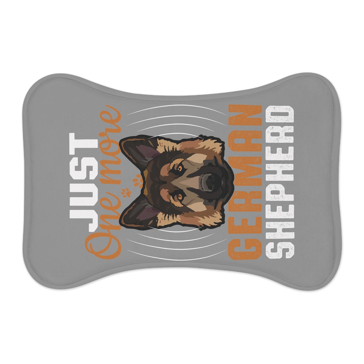 Personalyzed Dog Feeding Mat German Shepherd Pet Mat for Dog Lovers