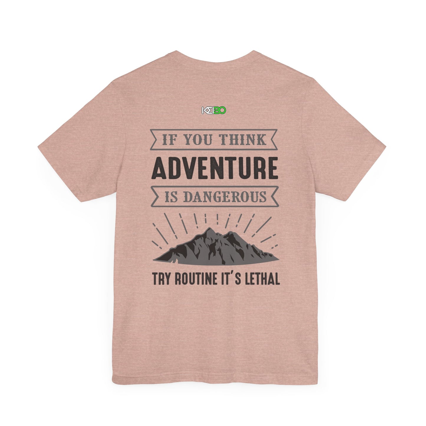Adventure Men's Jersey Tee - Bold Quotes for Outdoor Explorers
