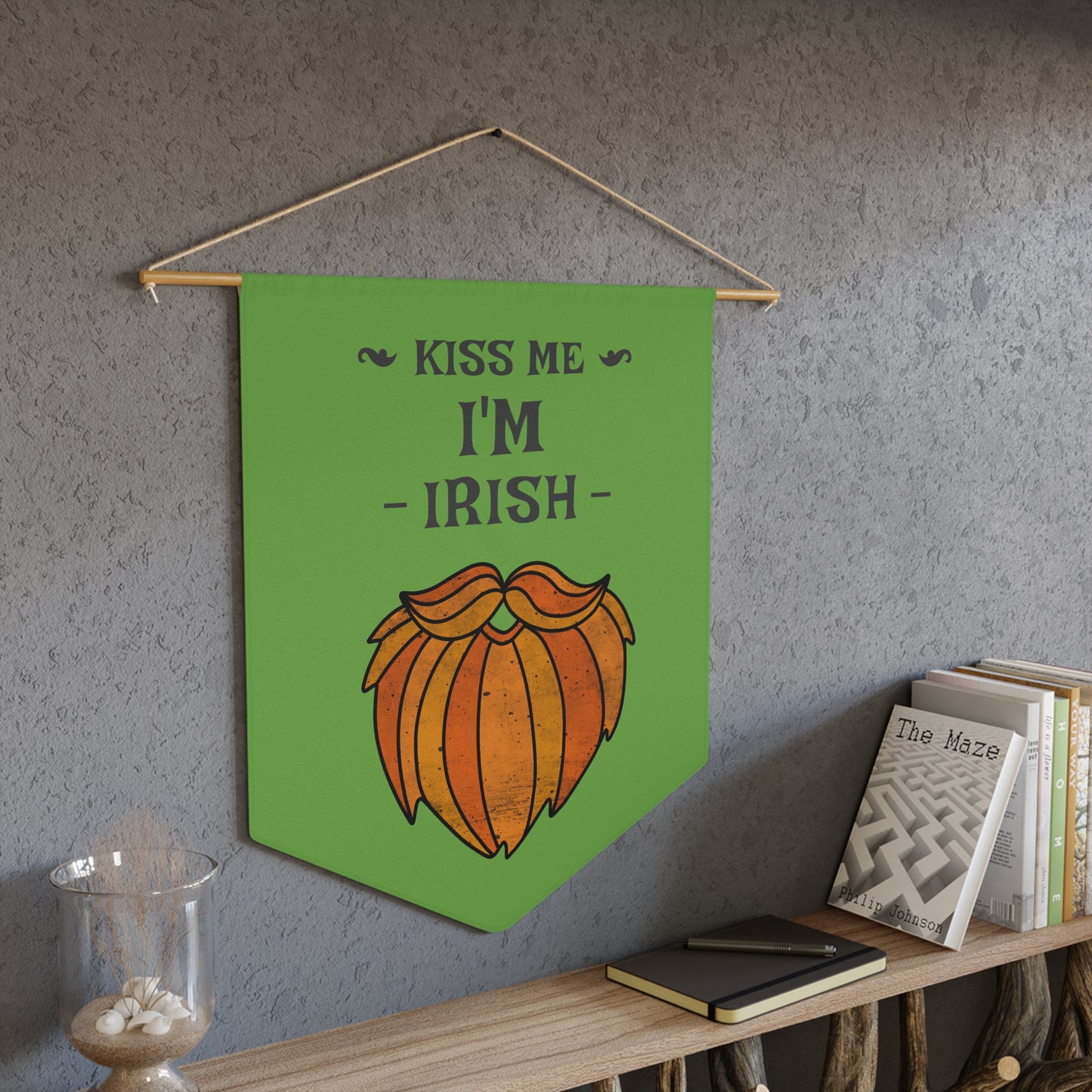 Kiss Me I'm Irish St. Patrick's Day Pennant - Wall Decor