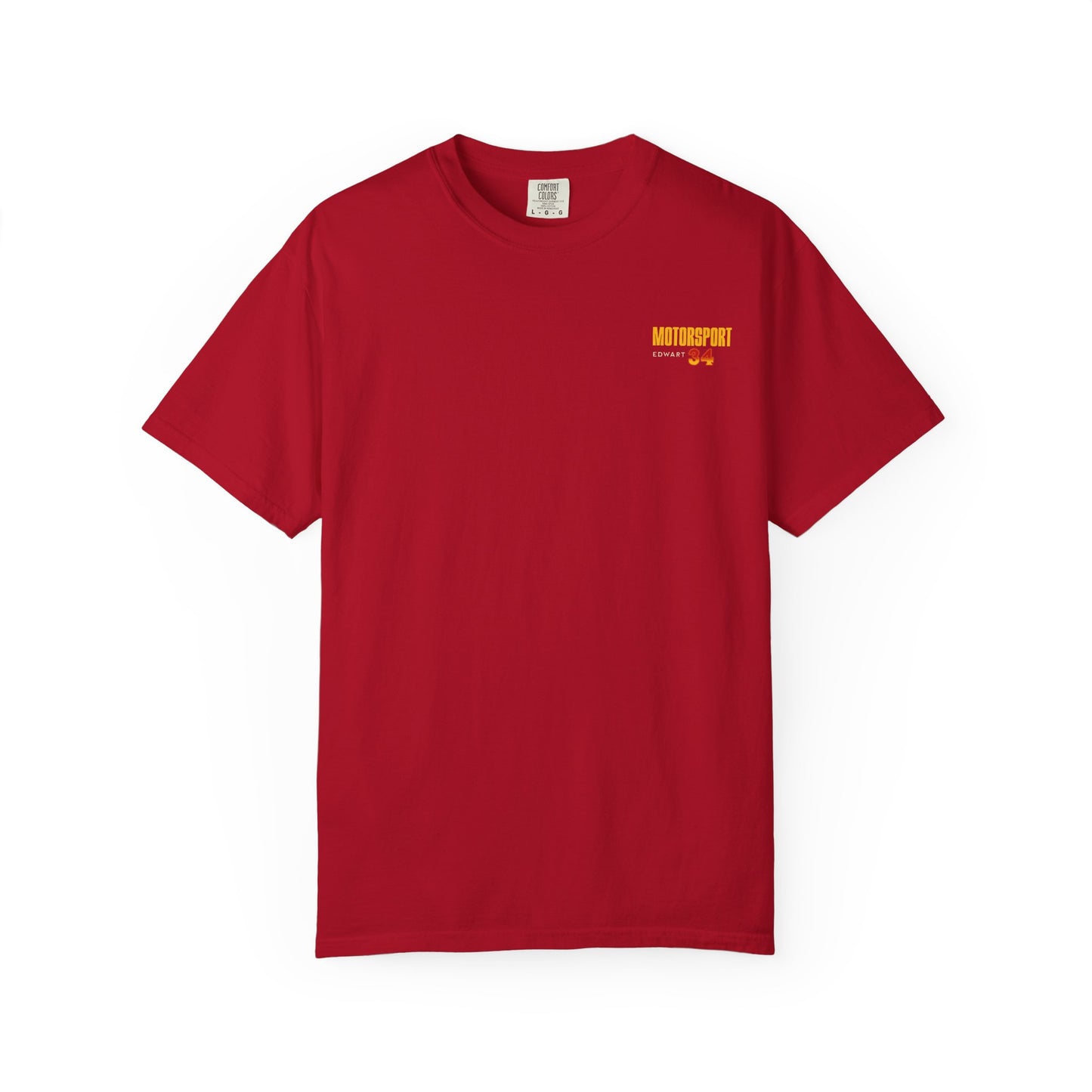 Motorsport Racer Men's Garment-Dyed T-Shirt - Vintage Racing Design