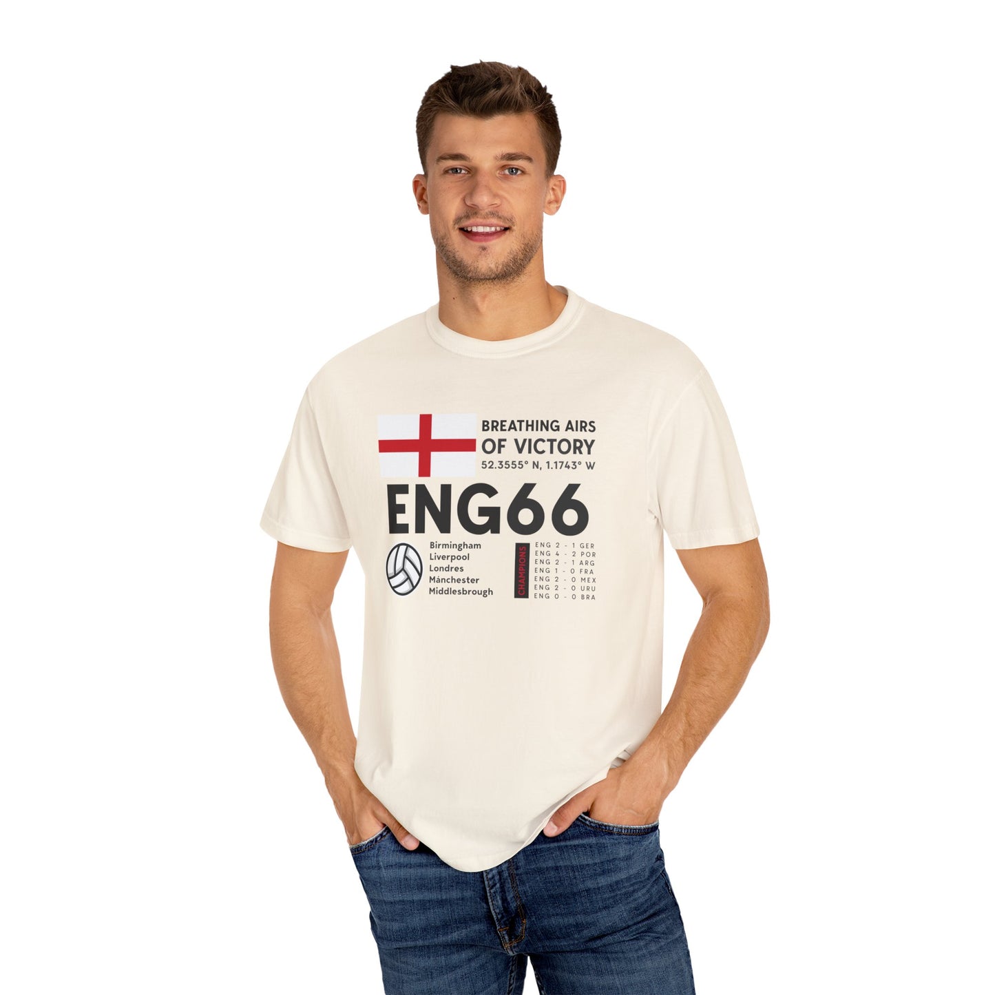 Unisex T-Shirt ENGLAND '66 Breathing Airs of Victory