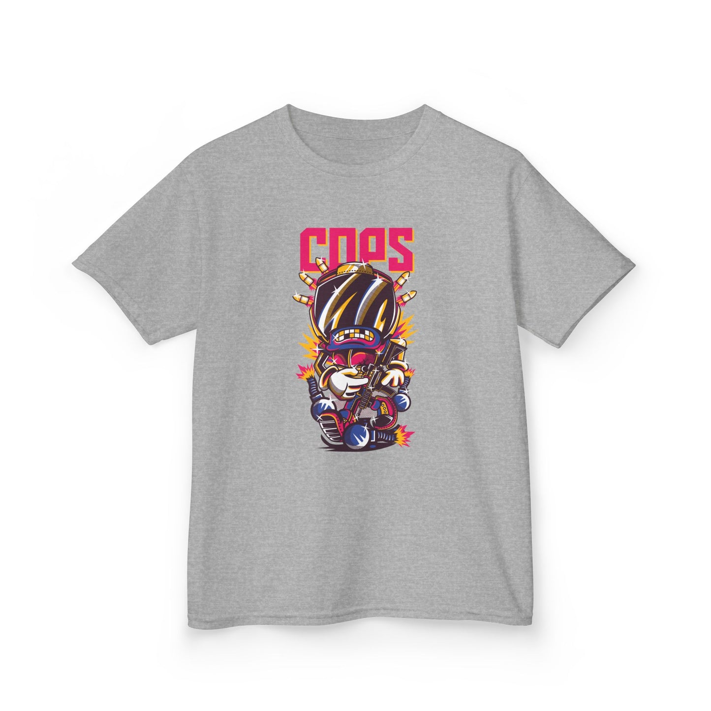 Cool Kids Graphic Tee Fun Cartoony Design for Little Adventurers