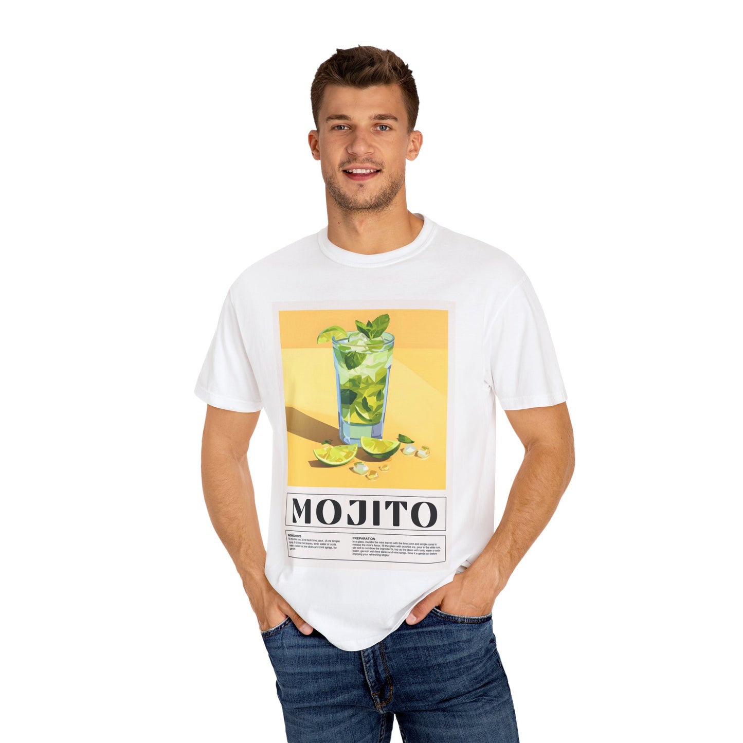 Mens Mojito Vibes Cocktail Tee
