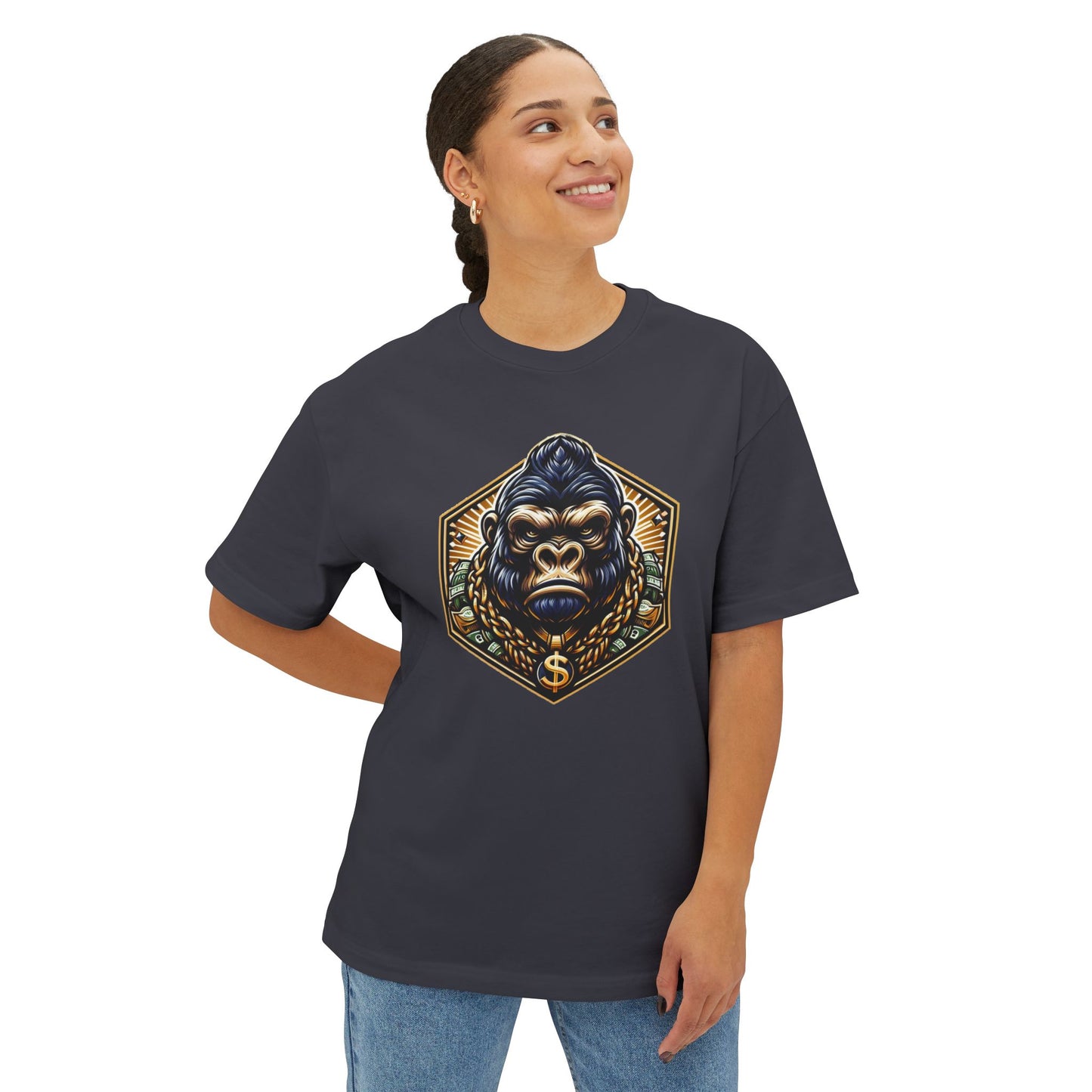 Streetwear Gorilla Graphic Oversized Men's Tee