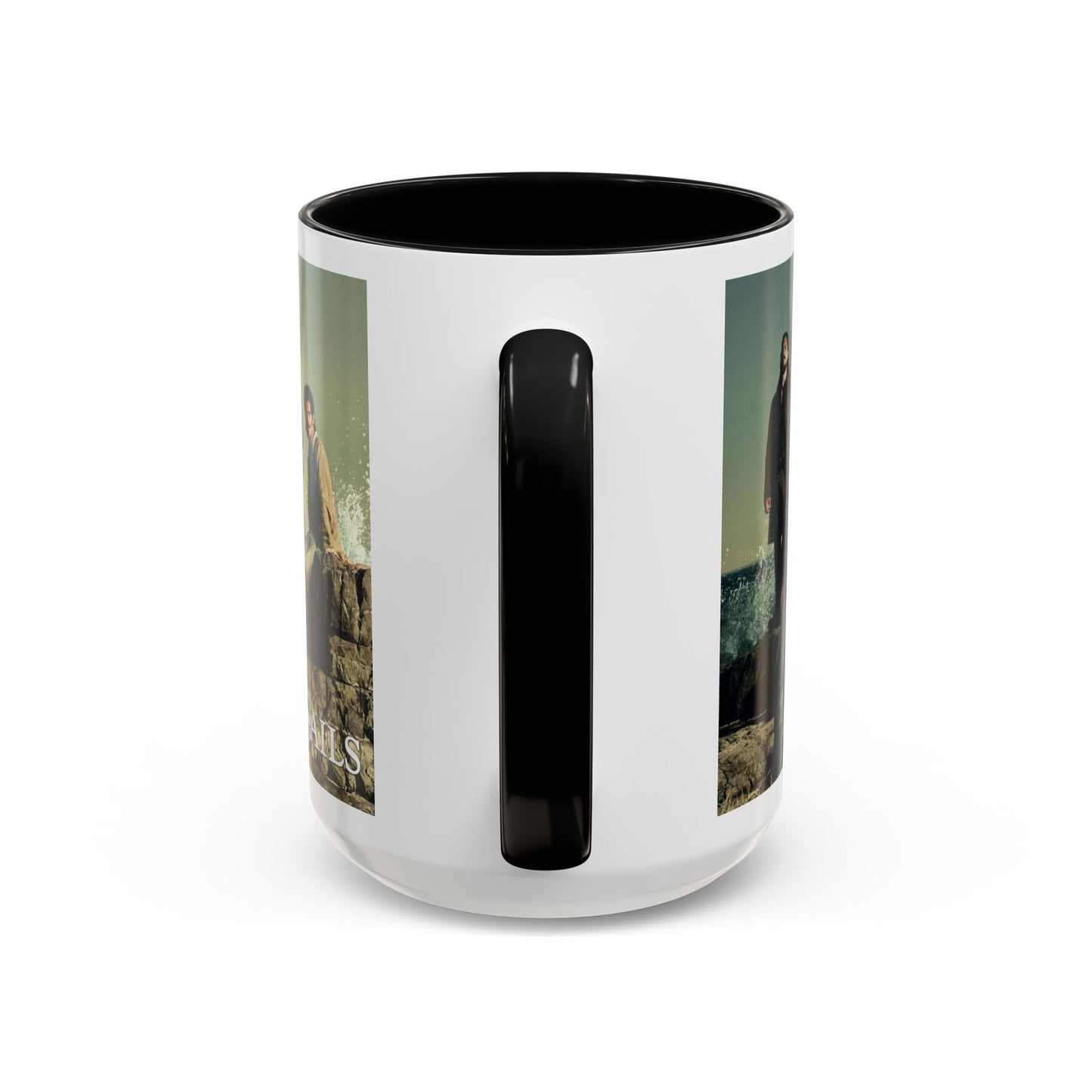 Black Sails Accent Coffee Mug - 11oz & 15oz | For Fans of Adventure & Pirates