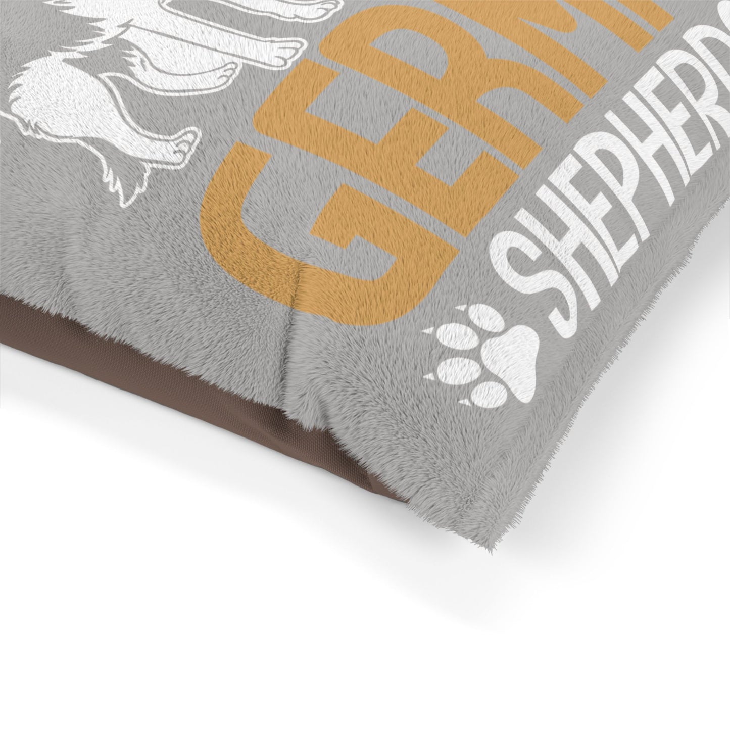 Cozy German Shepherd Pet Bed with Fun Text - Perfect for Dog Lovers