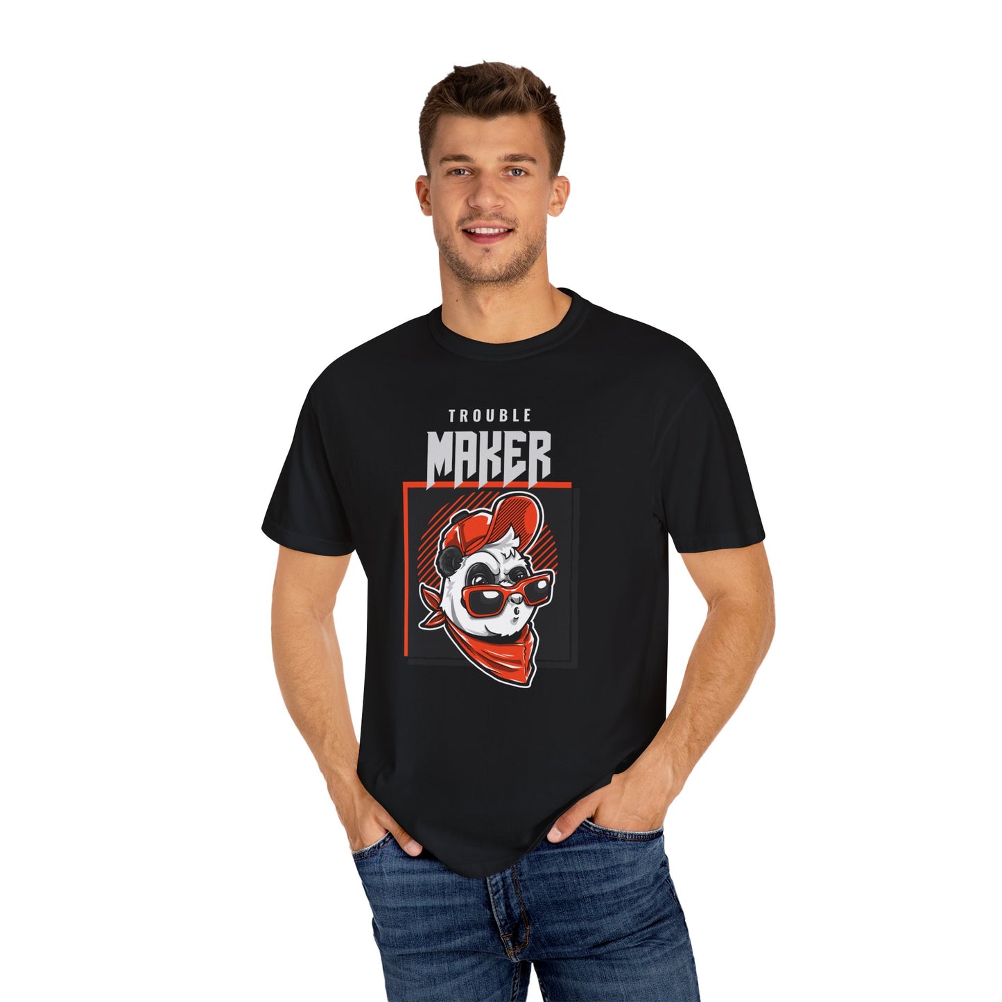 Men's Graphic T-Shirt Trouble Maker Playful & Bold