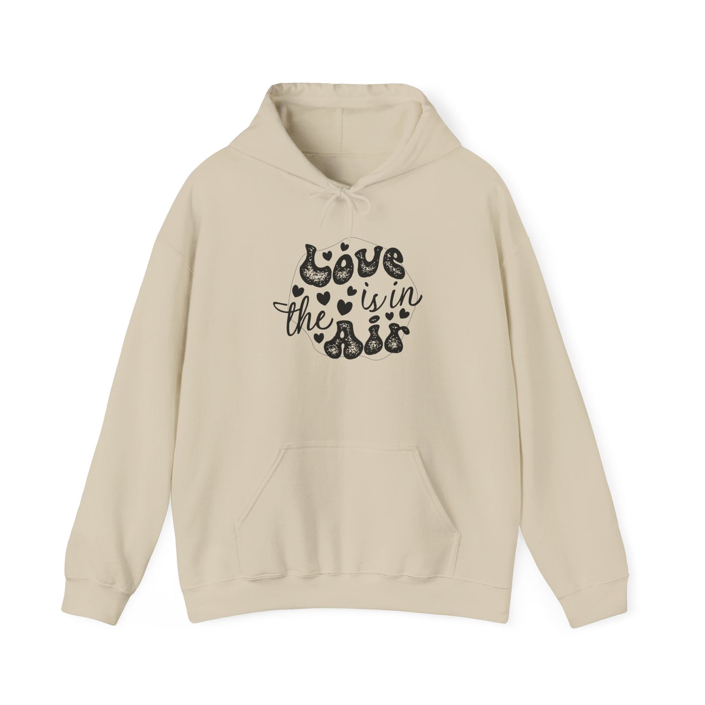 Unisex Love is in the Air Hoodie - Cozy Moments, Valentine's Day, Gift for Loves