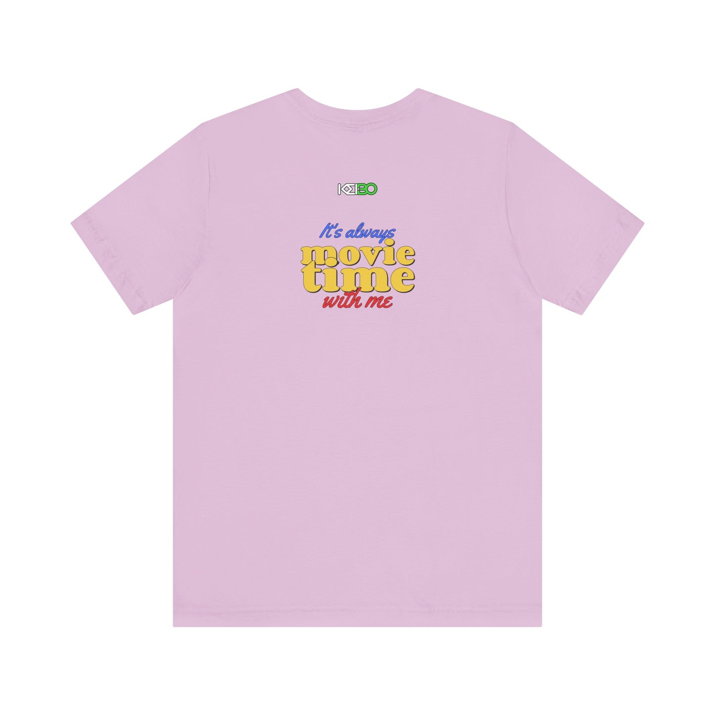 Movie Time Men's Jersey Tee - Fun Graphic T-Shirt for Film Lovers
