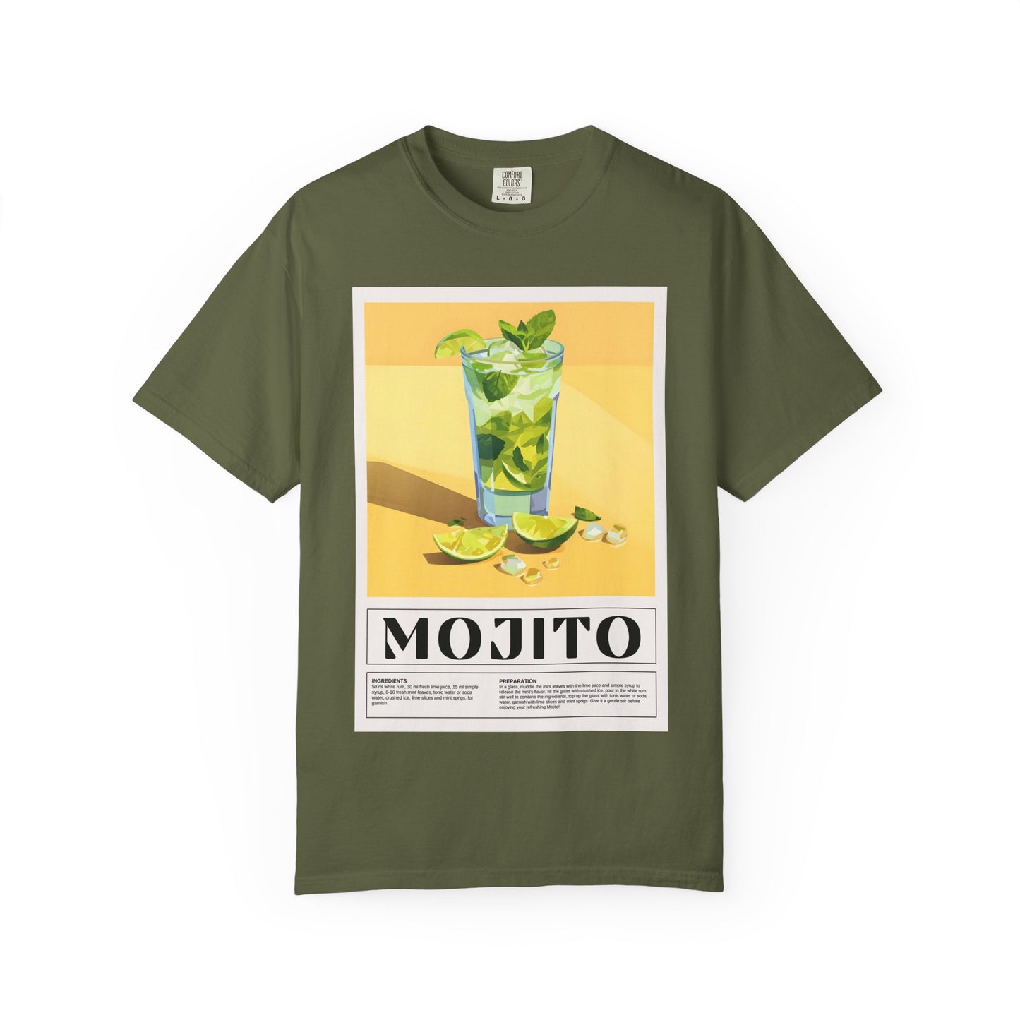 Mens Mojito Vibes Cocktail Tee