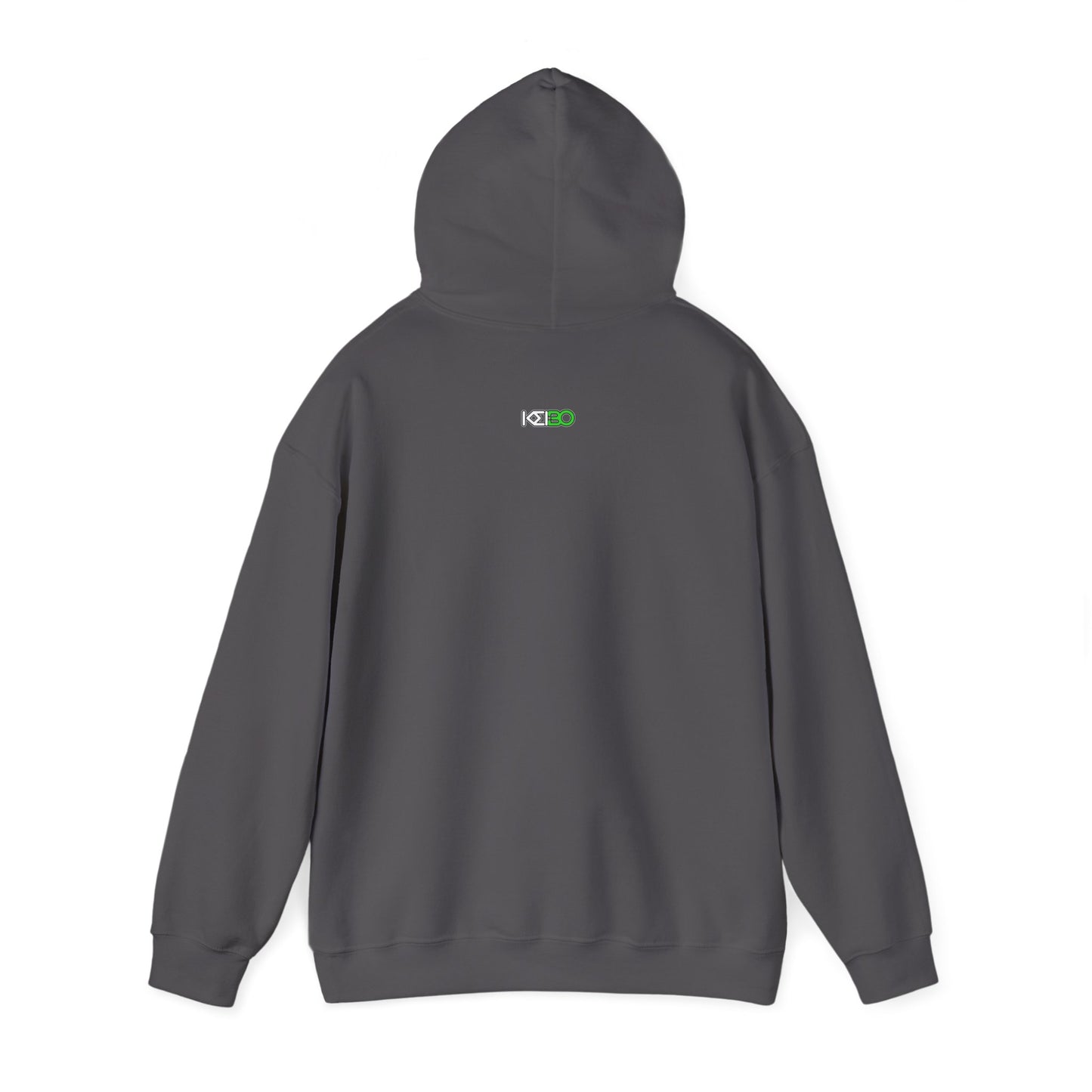 Men's Hooded Sweatshirt with Hilarious Foodie Burger Design