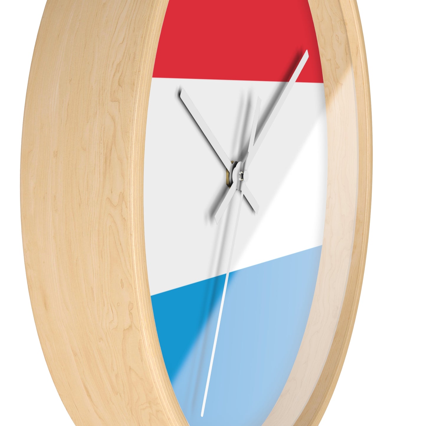 Luxembourg Flag Wall Clock - Modern Home Decor