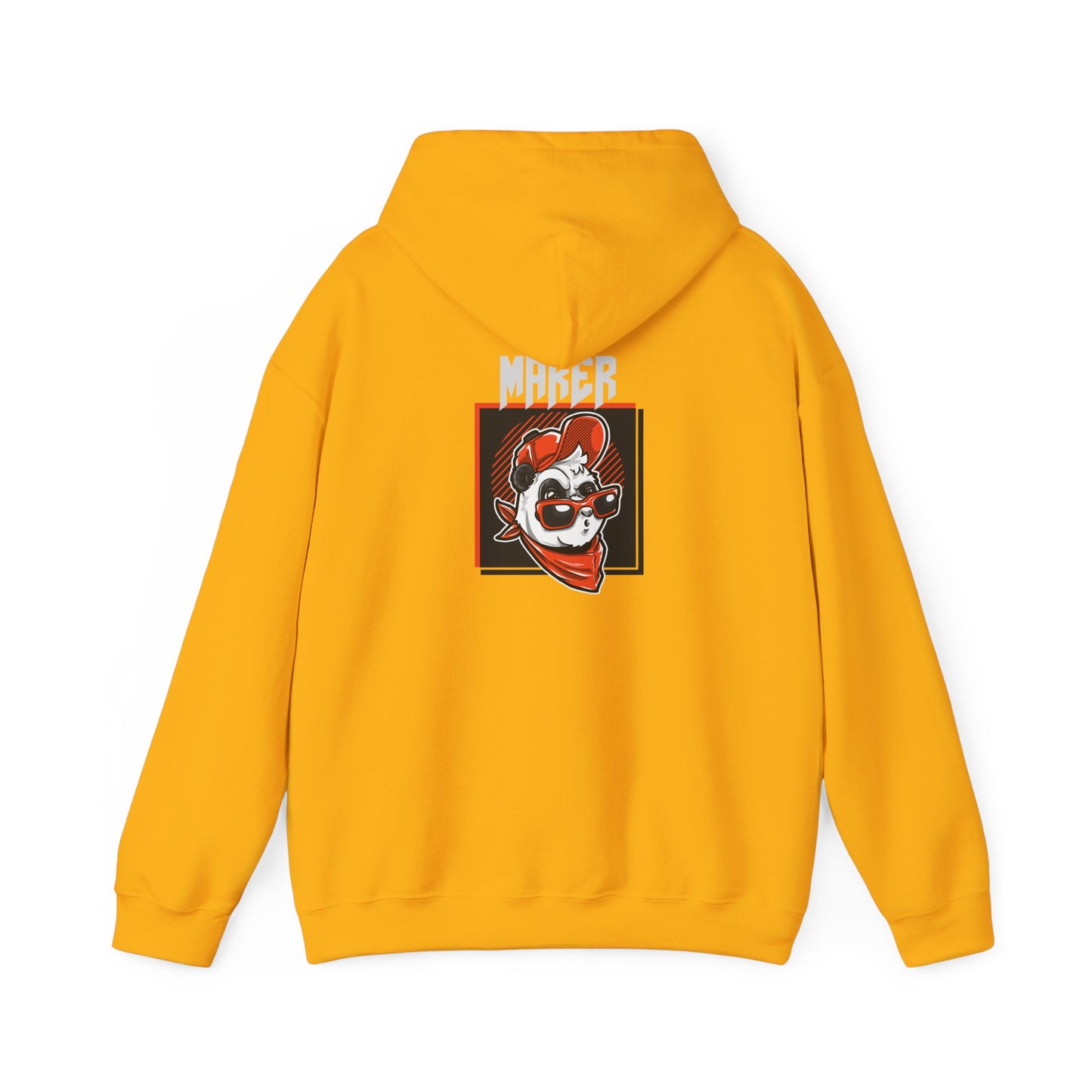 Men's Hooded Sweatshirt Cool Maker Graphic Design
