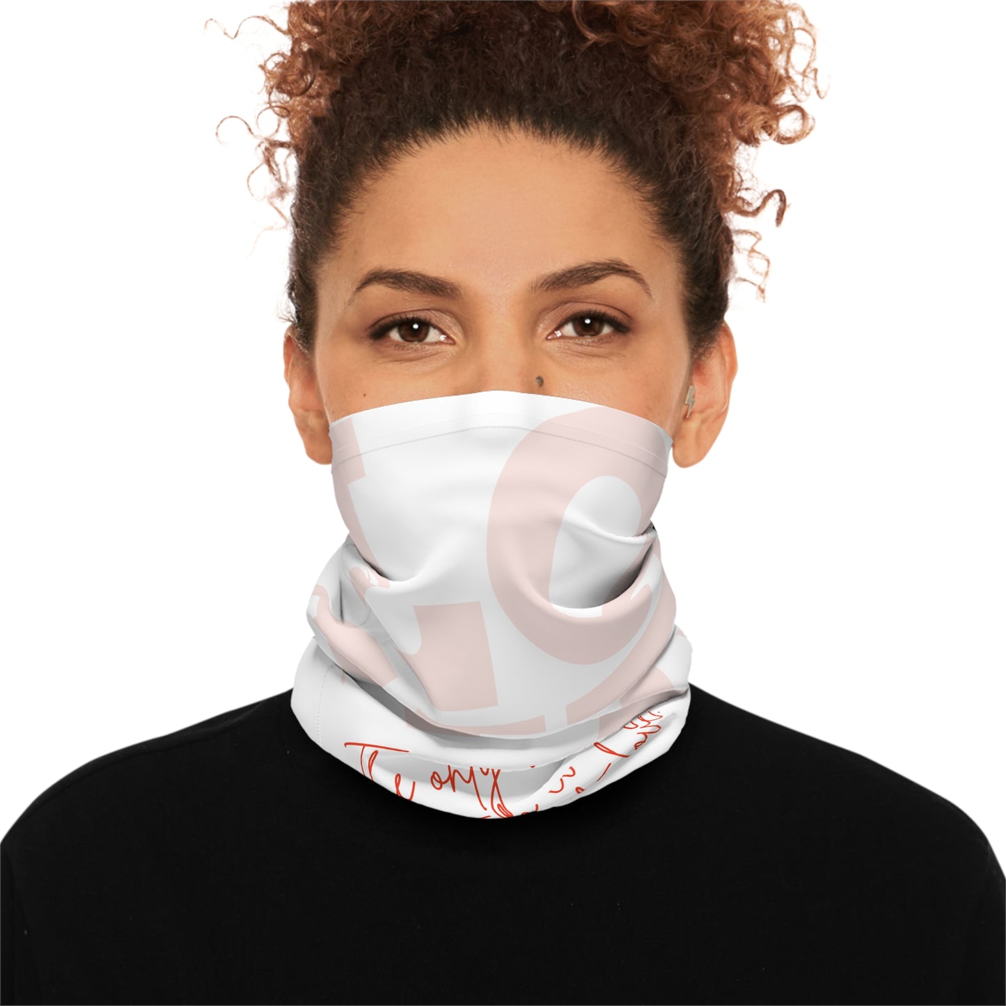 Love Message Neck Gaiter Face Covering