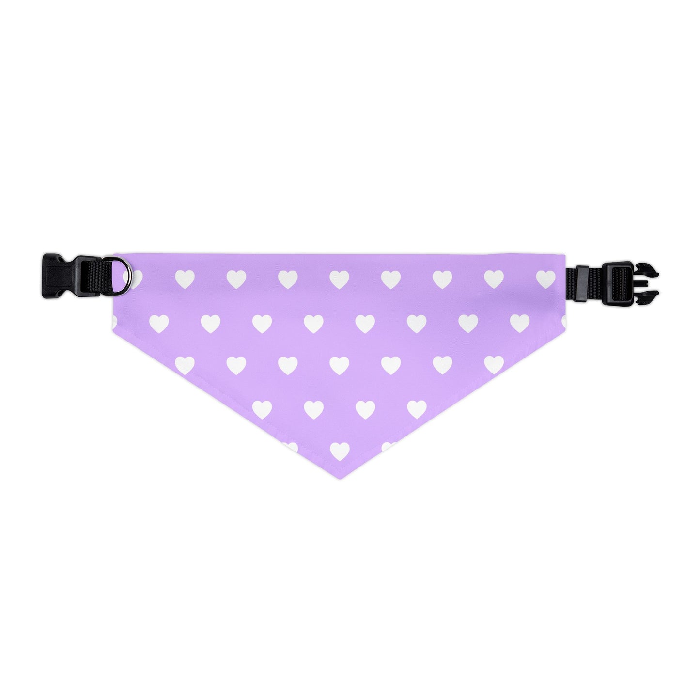 Love Heart Pattern Pet Bandana Collar for Dogs