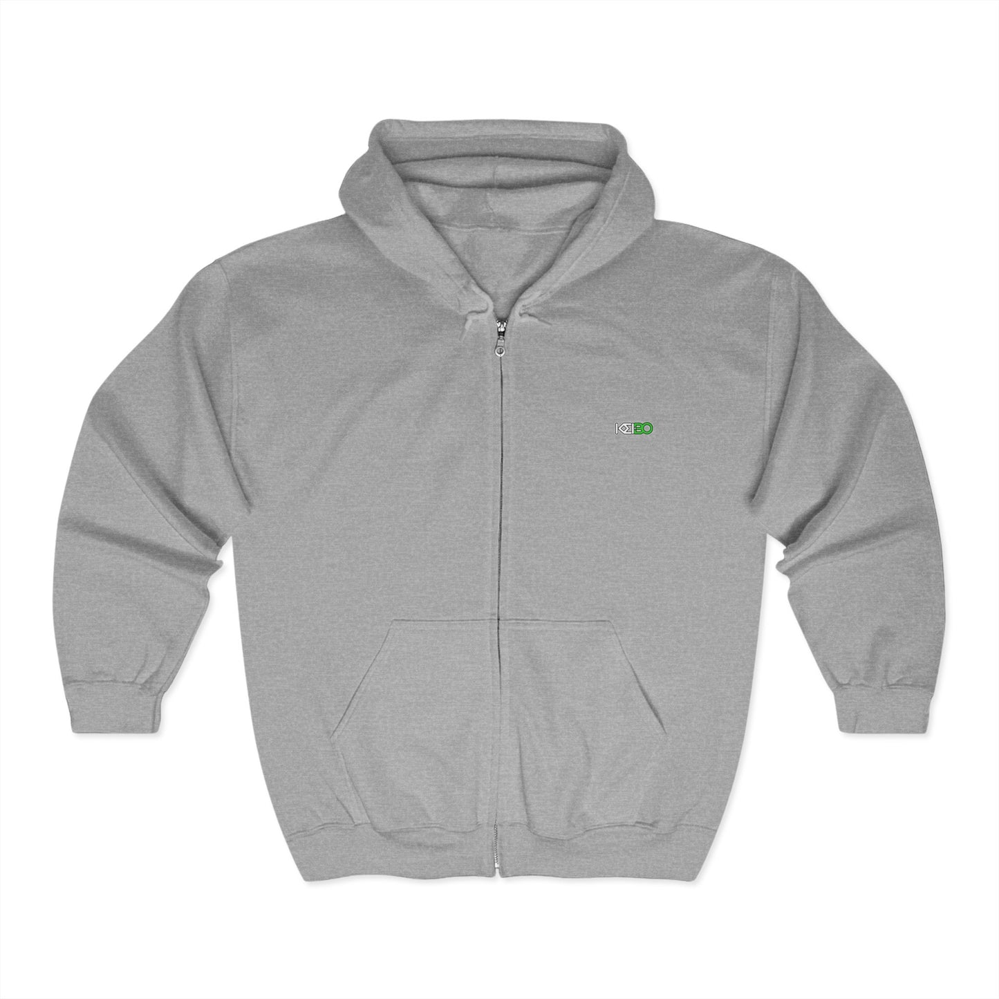Unisex Heavy Blend Full Zip Hoodie - Vibrant Sports Car Design