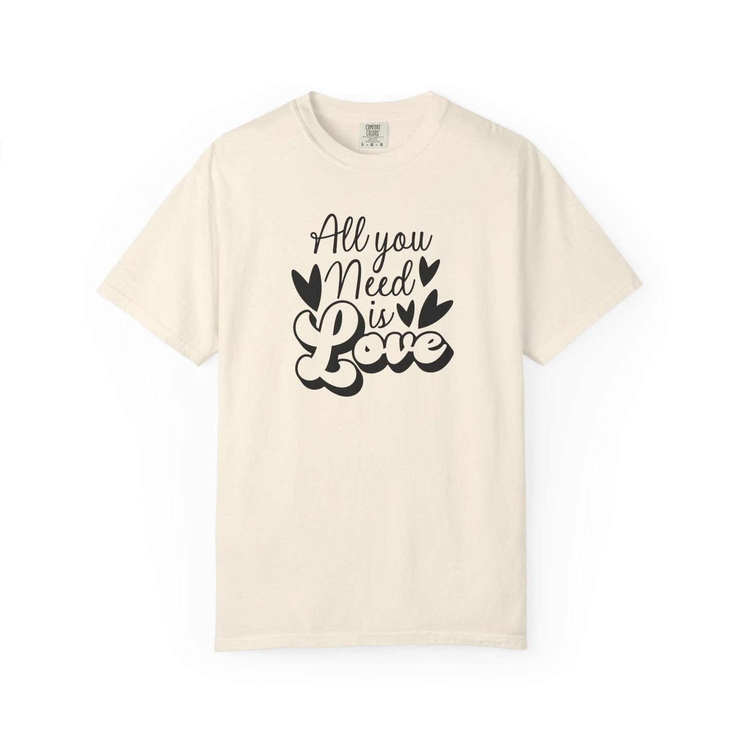 Women Graphic T-Shirt All You Need Is Love for Valentine's Day