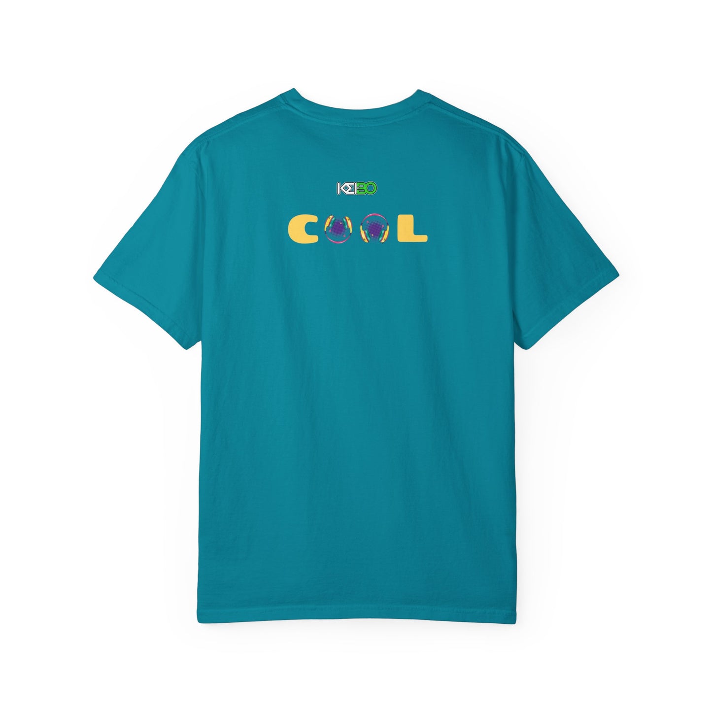 Cool Vibes Unisex Garment-Dyed T-Shirt with Headphones Graphic