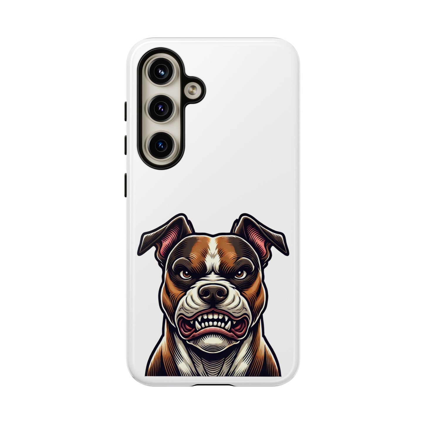 Tough Cases: Pit Bull Design Phone Case for Animal Lovers