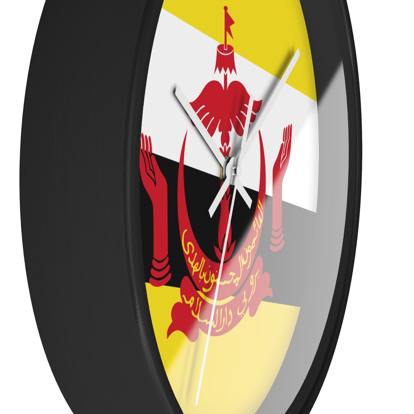 Brunei Flag Wall Clock - Unique Home Decor for Cultural Enthusiasts