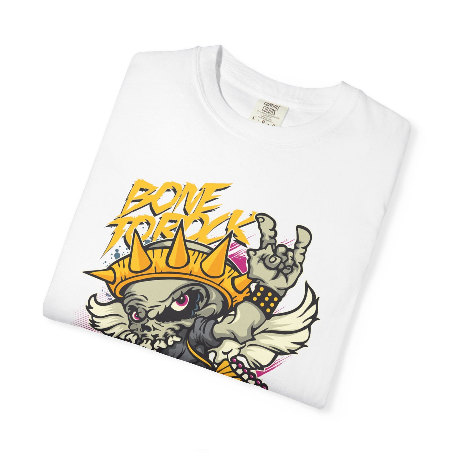 Men's Street Style Graphic T-Shirt "Bone Threat" - Tee for Music Lovers