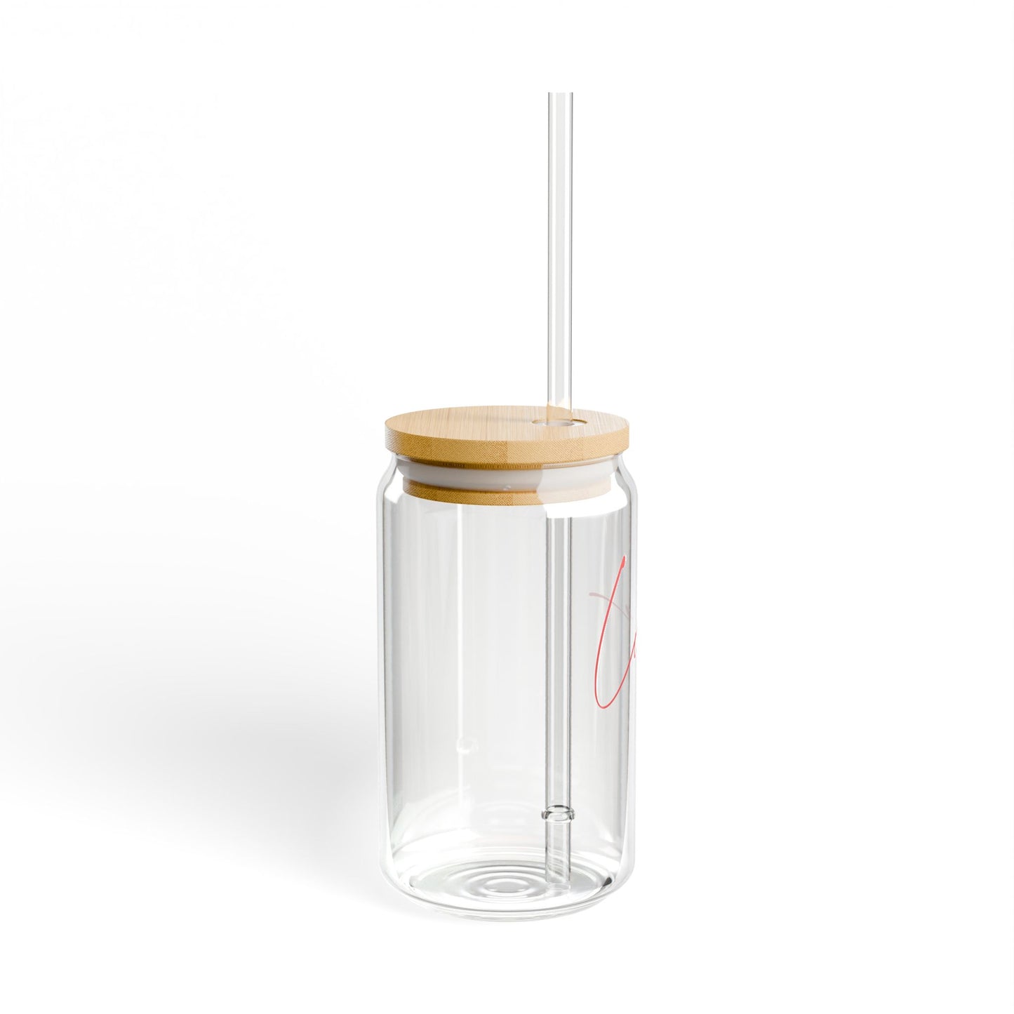 Love Sipper Glass - 16oz Reusable Glass Straw Drinkware