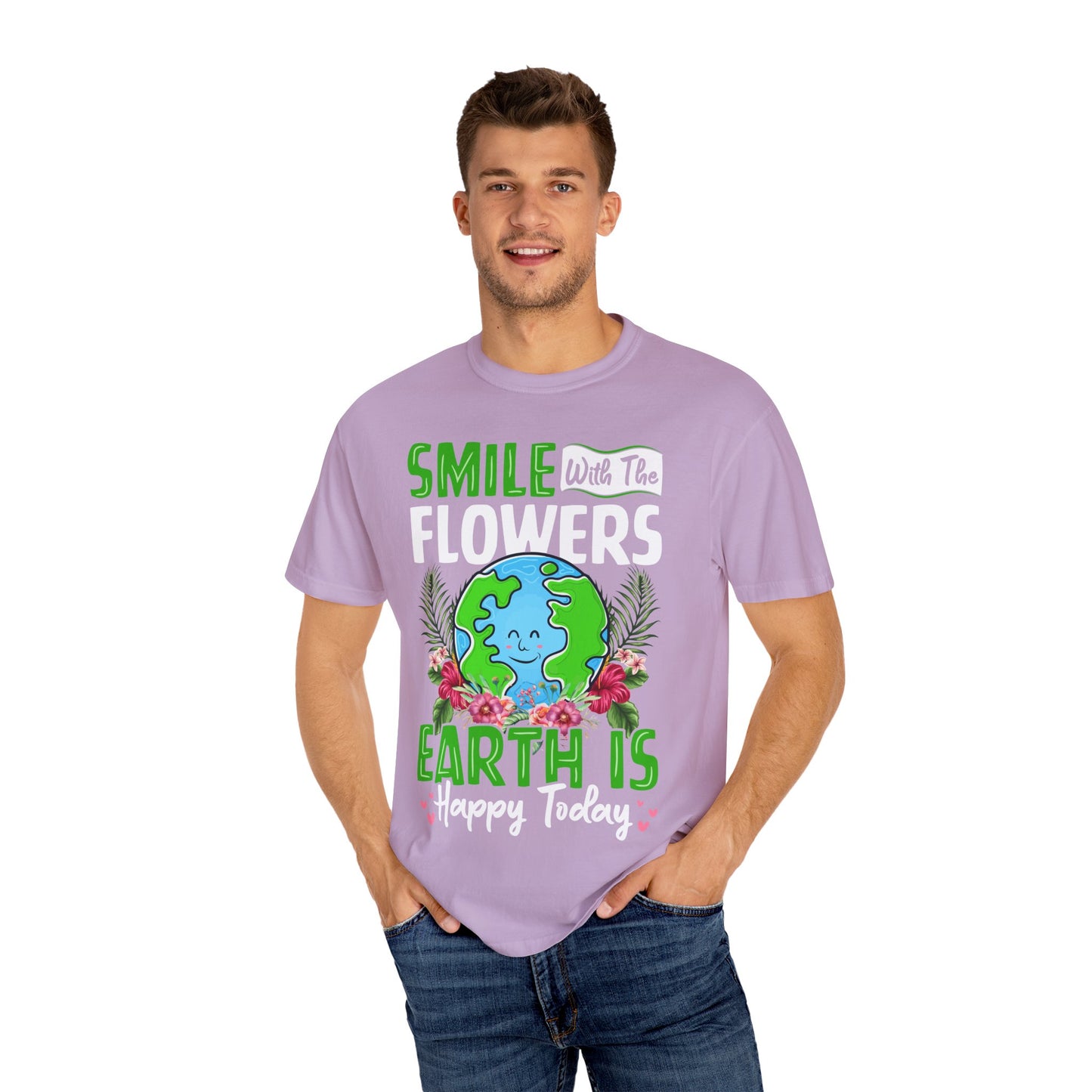 Women's T-Shirt Smile with the flowers