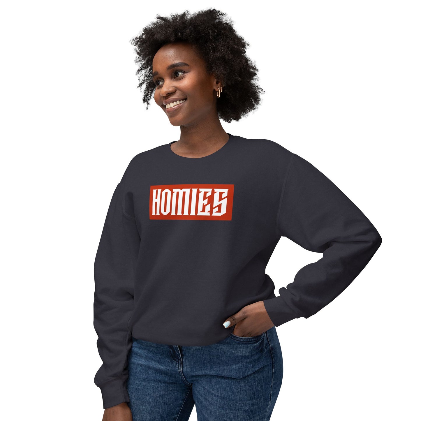 Homies Crewneck Sweatshirt Celebrate Friendship with Style