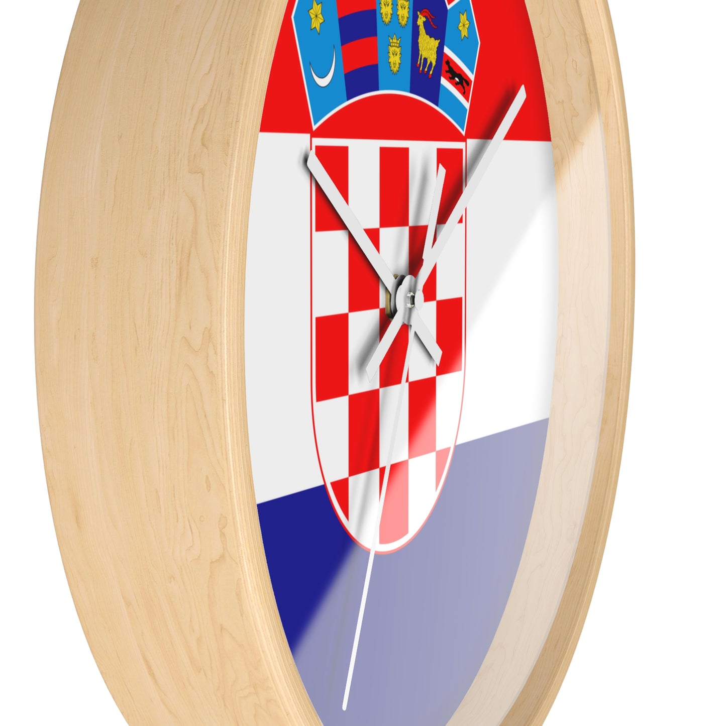 Croatian Flag Wall Clock - Elegant Home Decor for National Pride