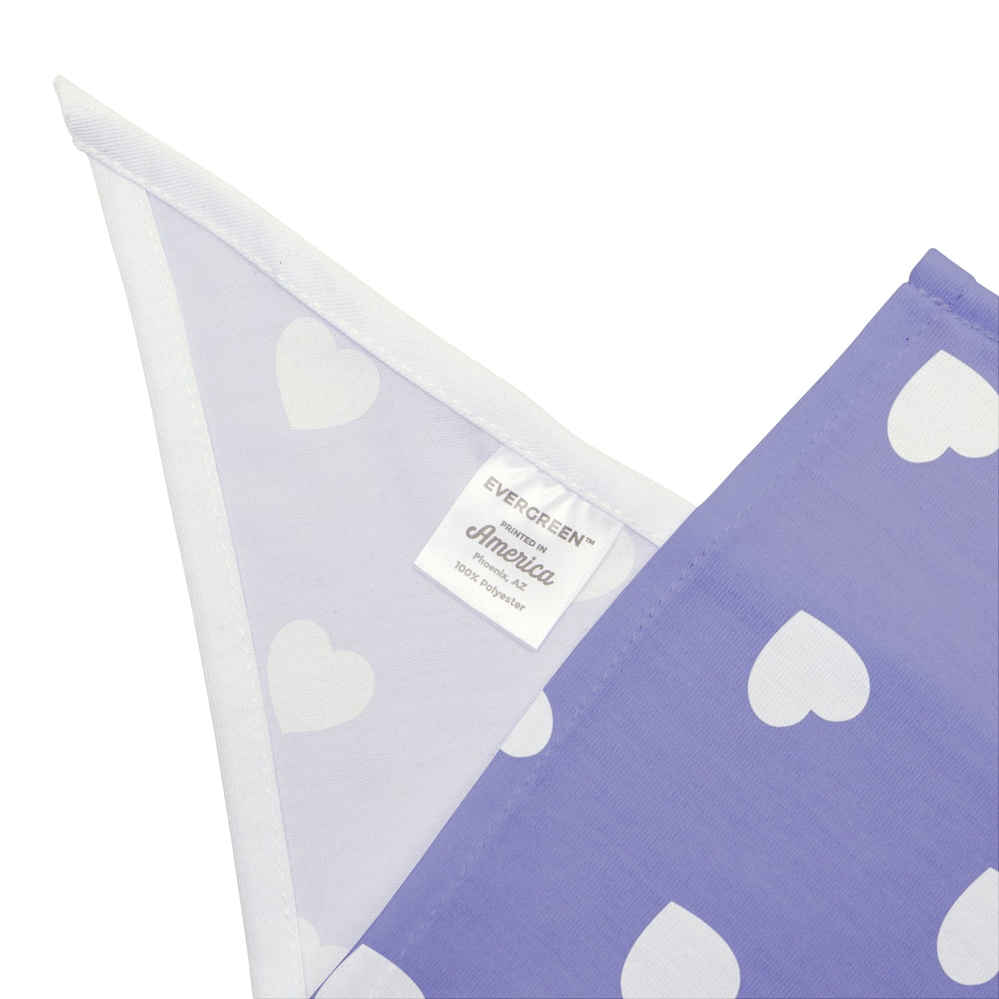 Love Heart Pattern Pet Bandana - Cute Puppy Accessory