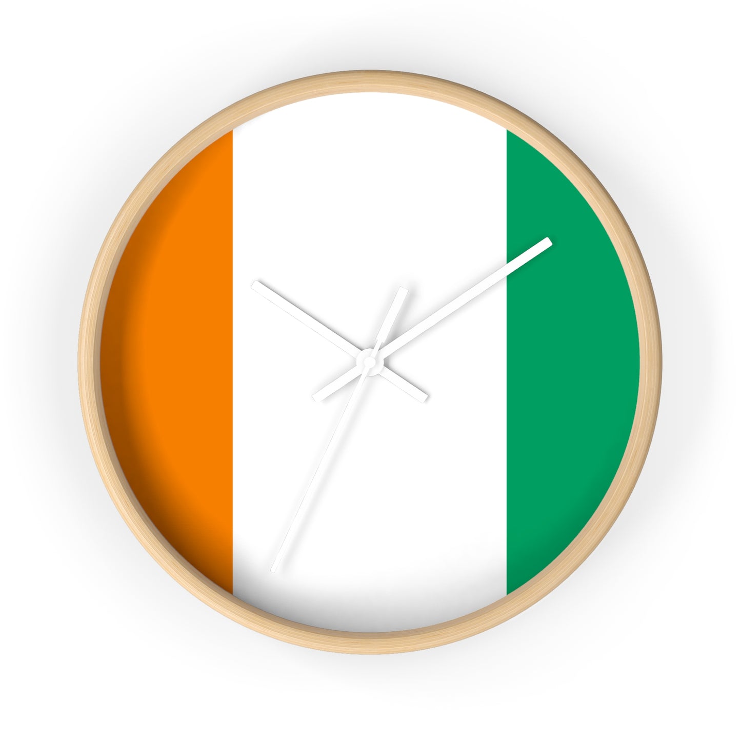 Irish Flag Wall Clock - Home Decor for St. Patrick's Day
