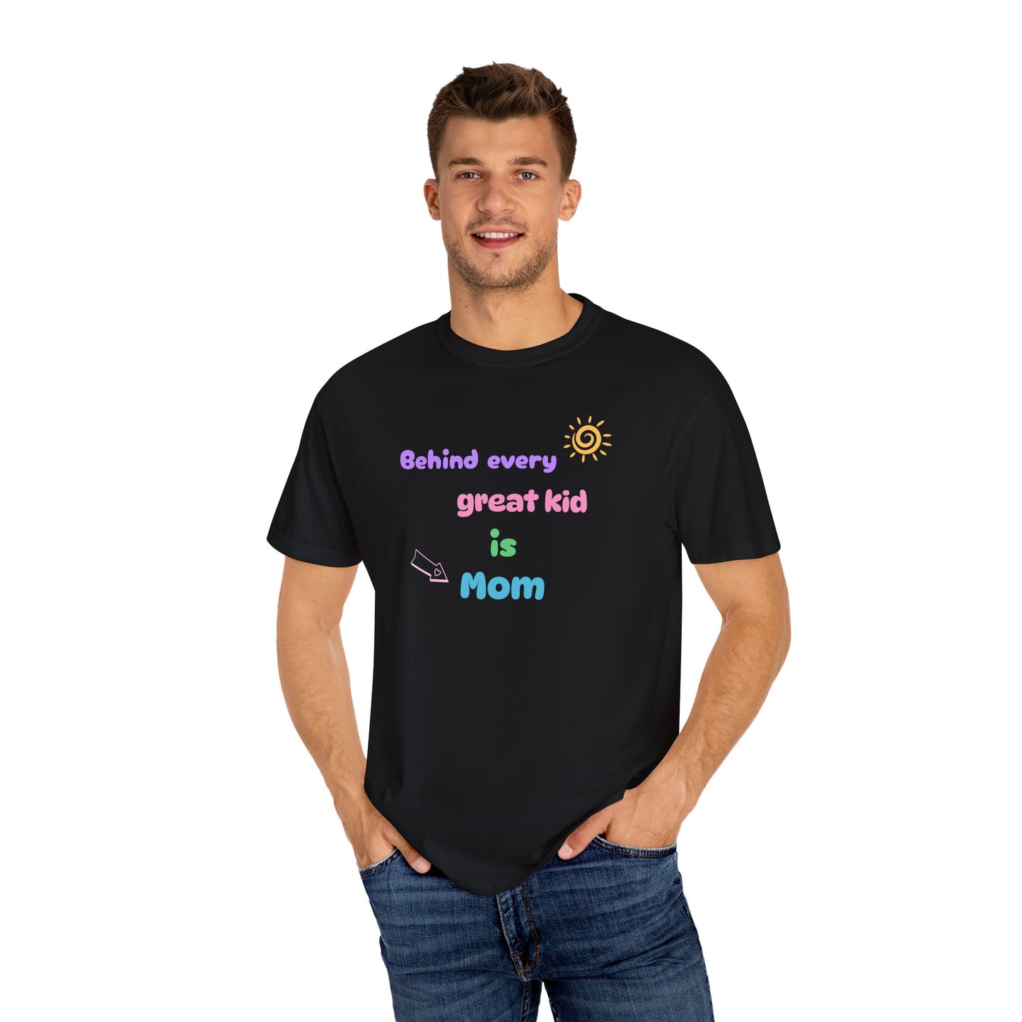 Mom Appreciation T-Shirt - "Behind Every Great Kid is Mom"