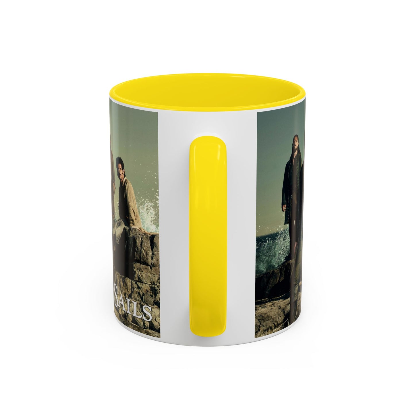 Black Sails Accent Coffee Mug - 11oz & 15oz | For Fans of Adventure & Pirates