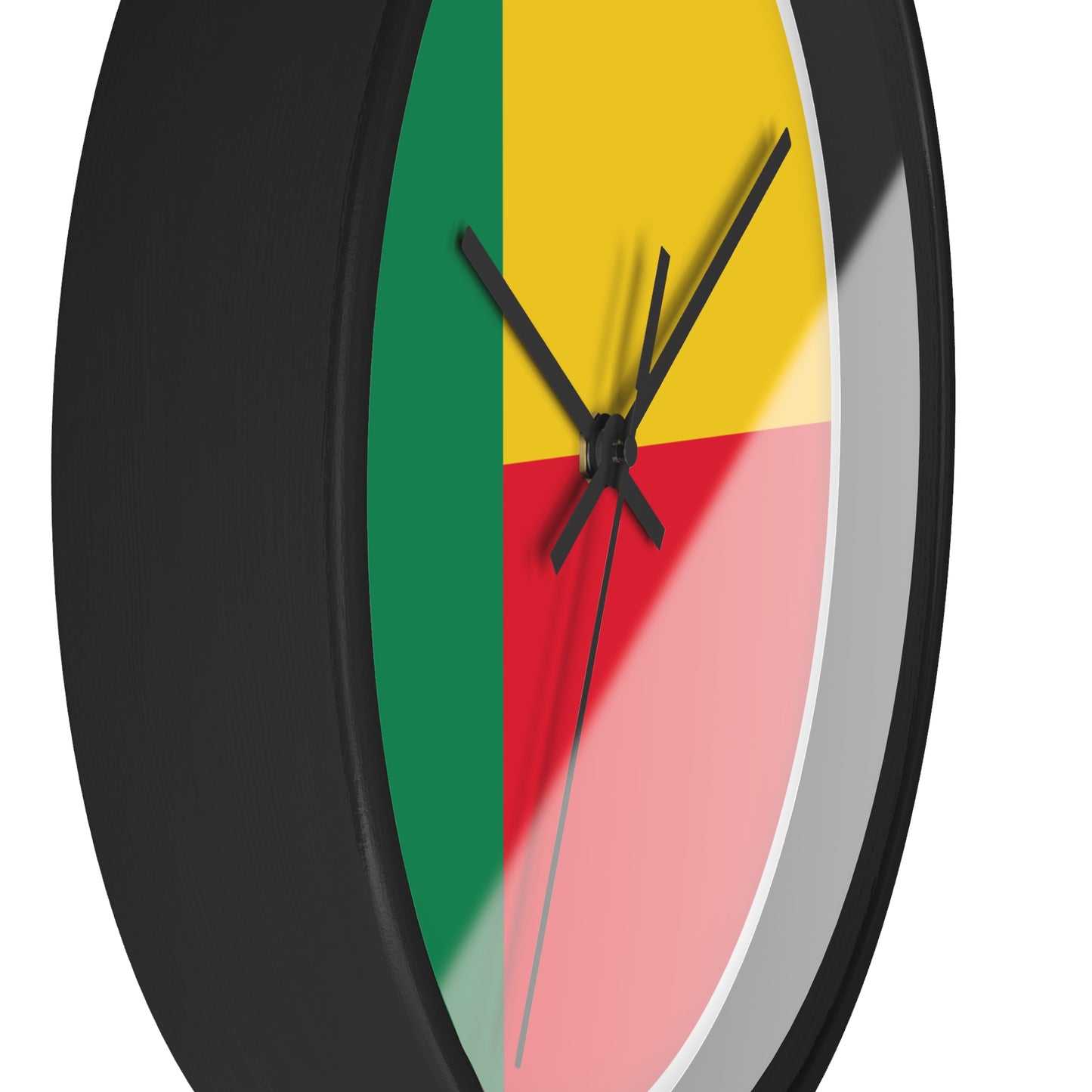 Benin Flag Wall Clock - Vibrant Home Décor for Cultural Enthusiasts