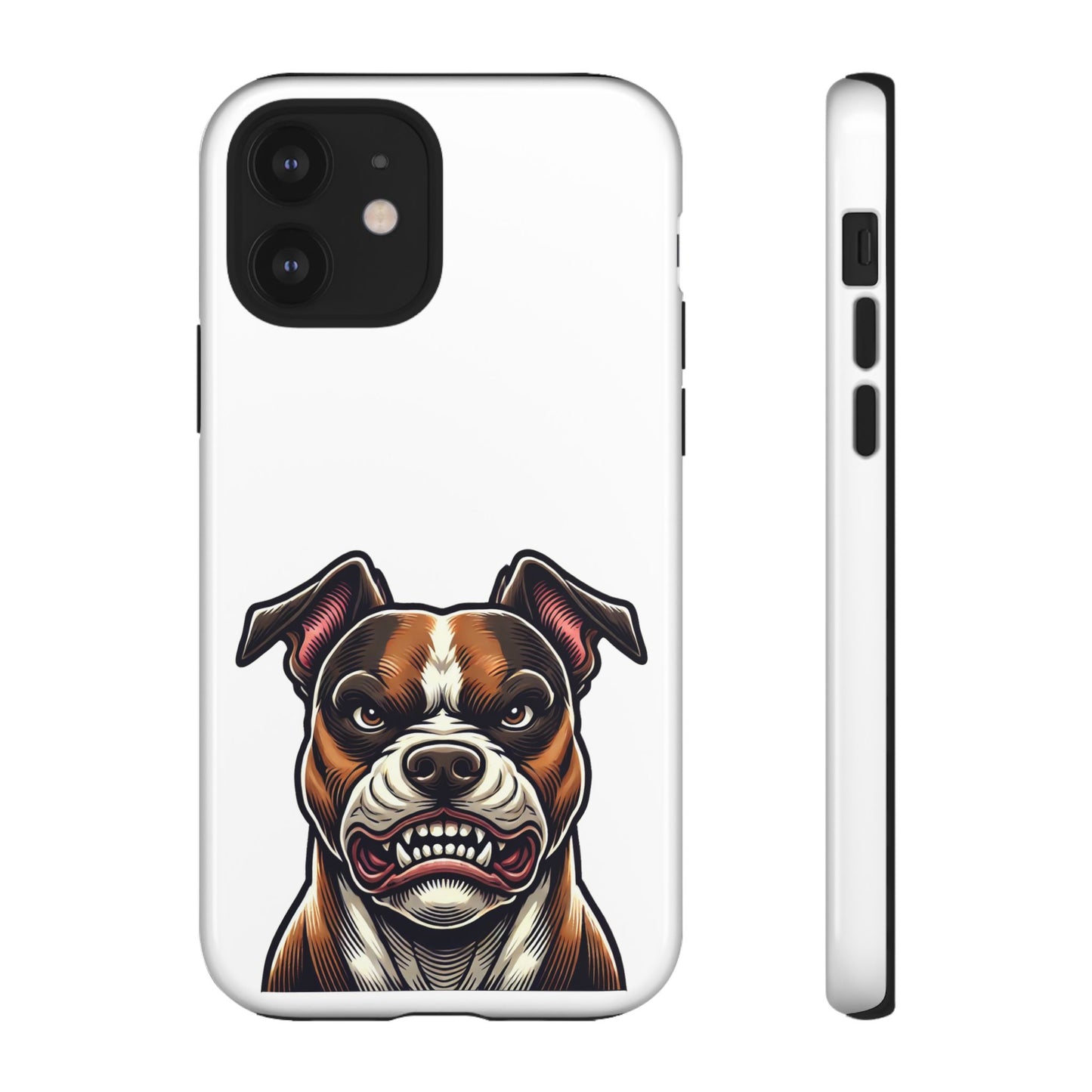 Tough Cases: Pit Bull Design Phone Case for Animal Lovers