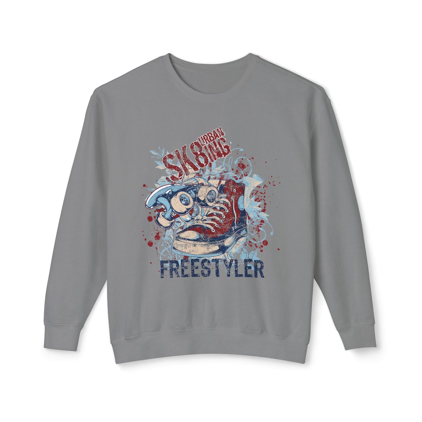 Freestyler Unisex Sweatshirt - Cool Graphic for Urban Ski Enthusiasts