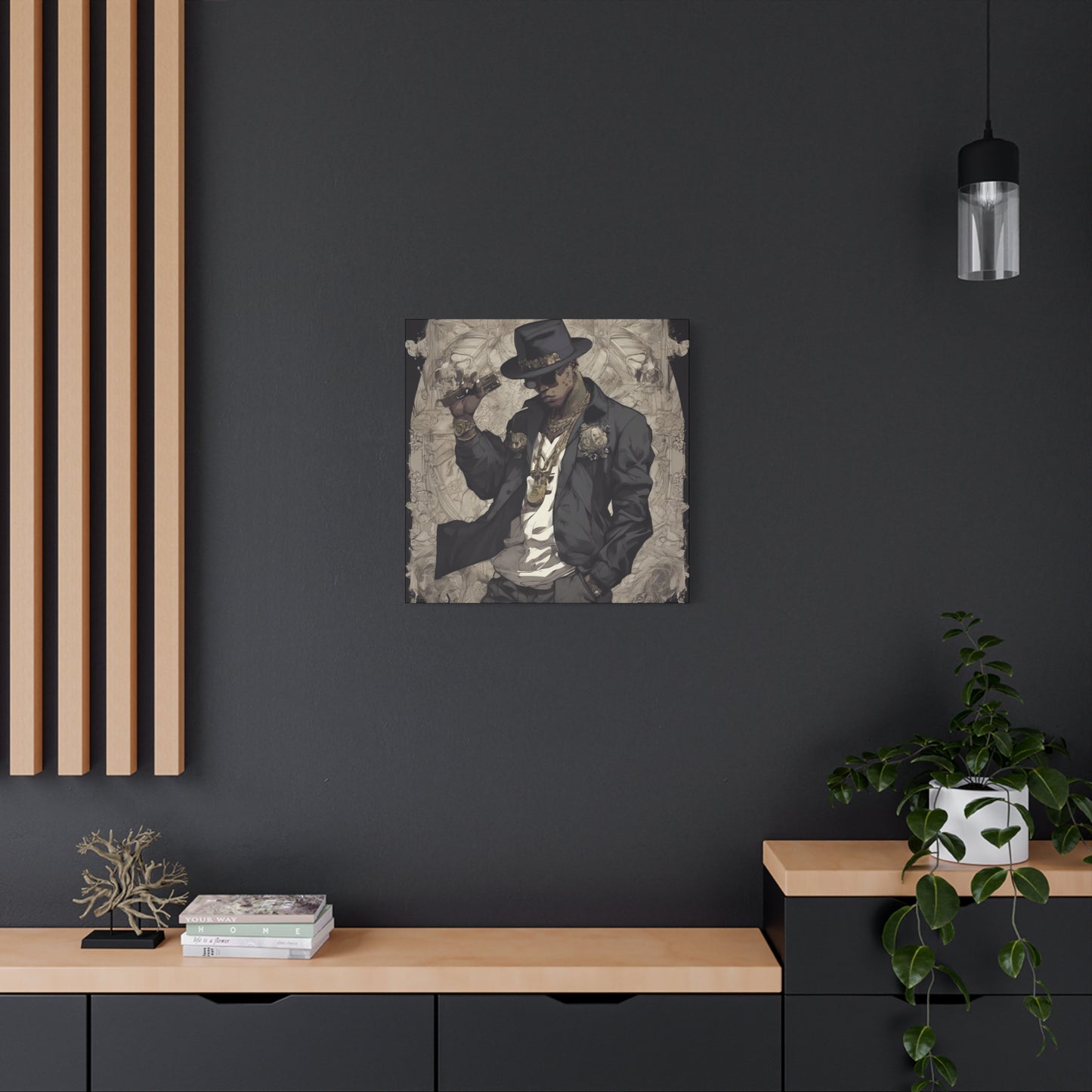 Stylish Matte Canvas Art - Urban Vibe Decor for Trendsetters