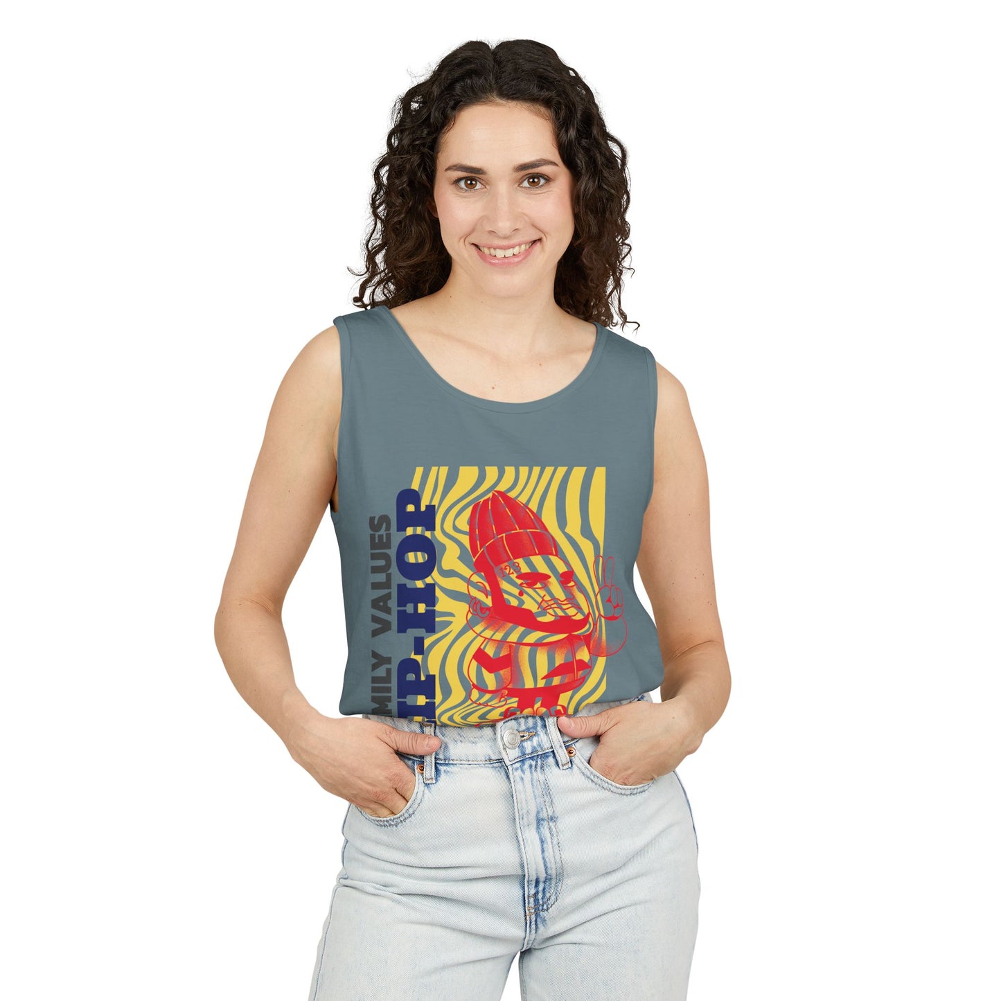 Men's Hip-Hop Vibes Tank Top Graphic Family Values