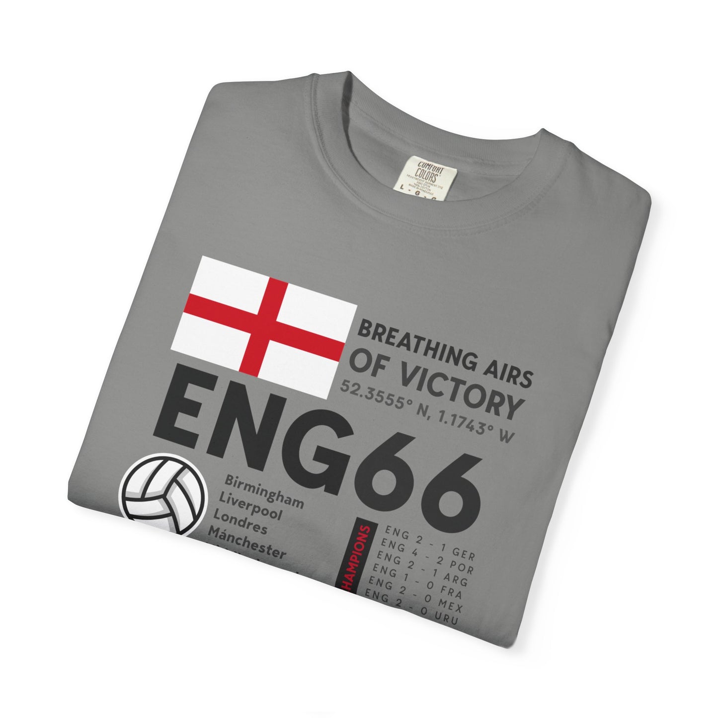 Unisex T-Shirt ENGLAND '66 Breathing Airs of Victory