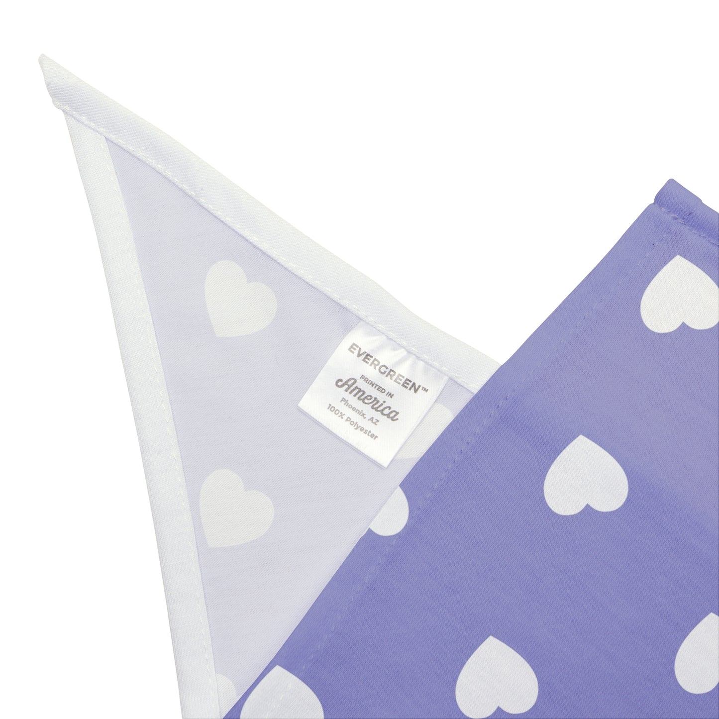 Love Heart Pattern Pet Bandana - Cute Puppy Accessory