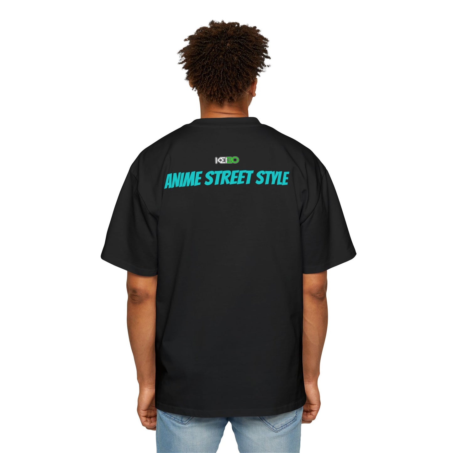 Men's Oversized Tee - Anime Street Style T-Shirt