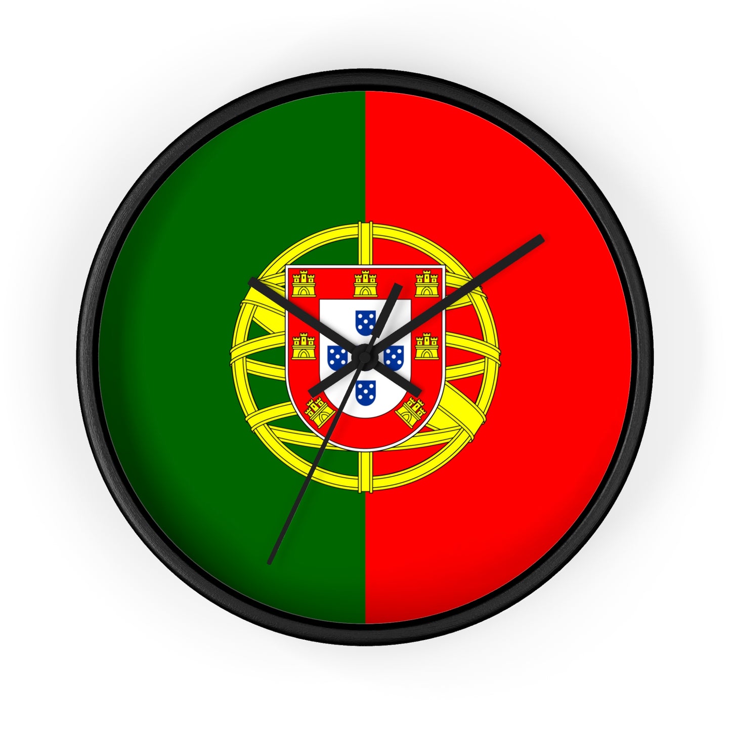 Portuguese Flag Wall Clock - Celebrate Your Heritage at Home