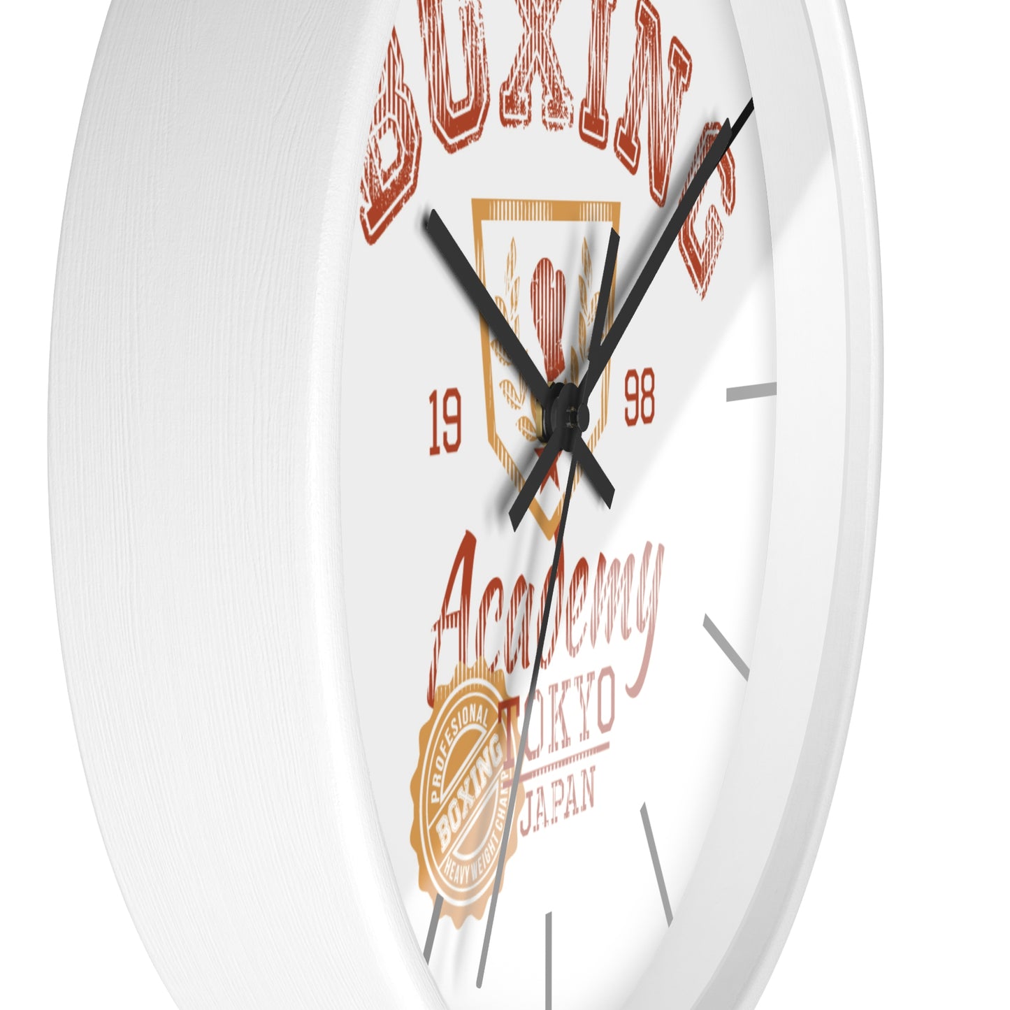 Boxing Academy Wall Clock - Vintage Style