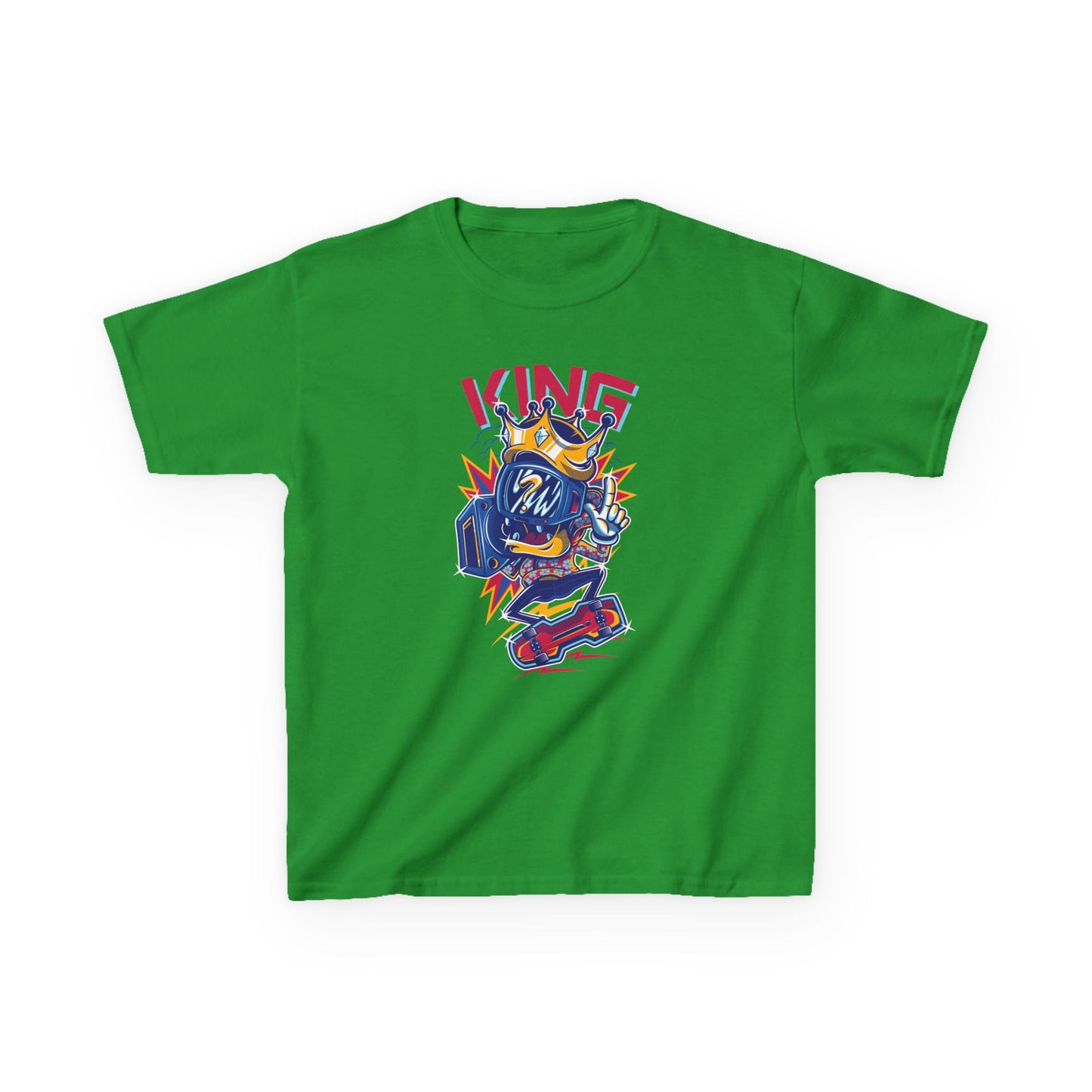 King Kids Tee Fun Graphic Tee for Young Rulers