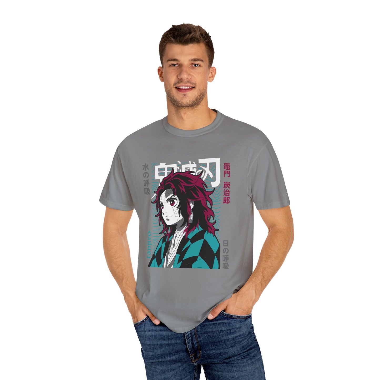 Unisex Anime-Inspired Tanjiro Design T-Shirt