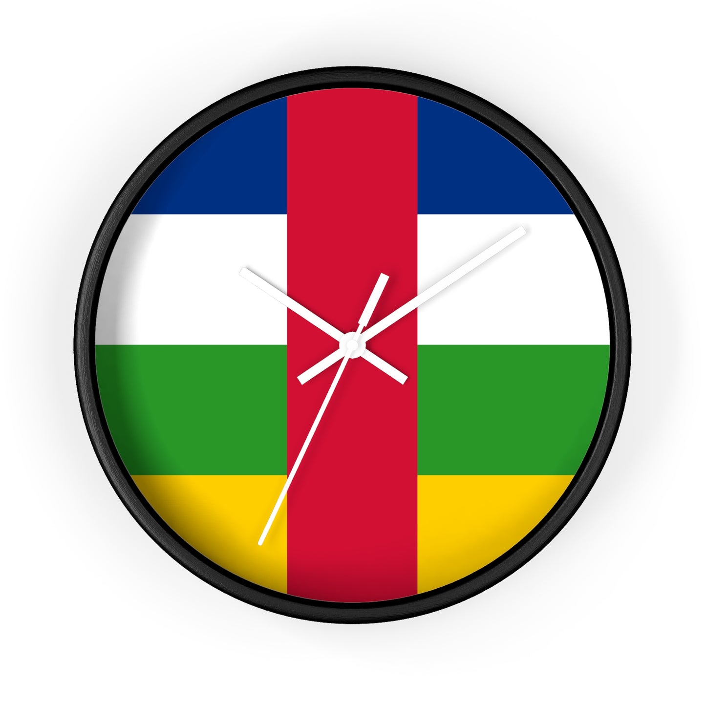 Central African Republic Flag Wall Clock - Stylish Home Decor