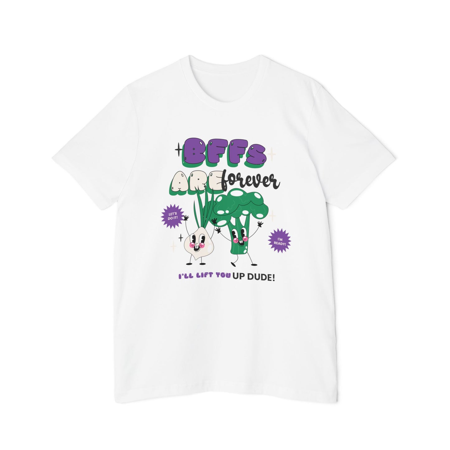 Funny Vegetables Women's T-Shirt – BFFs Forever Tee for Veggie Lovers