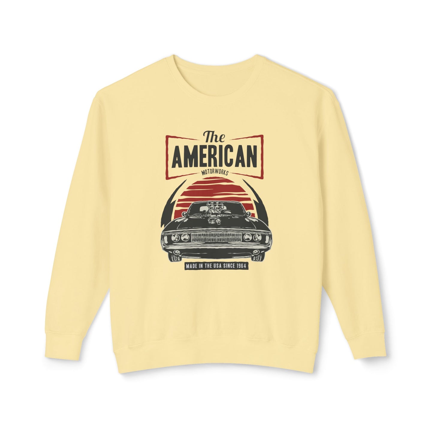 Men's Sweatshirt "The American Muscle Car"